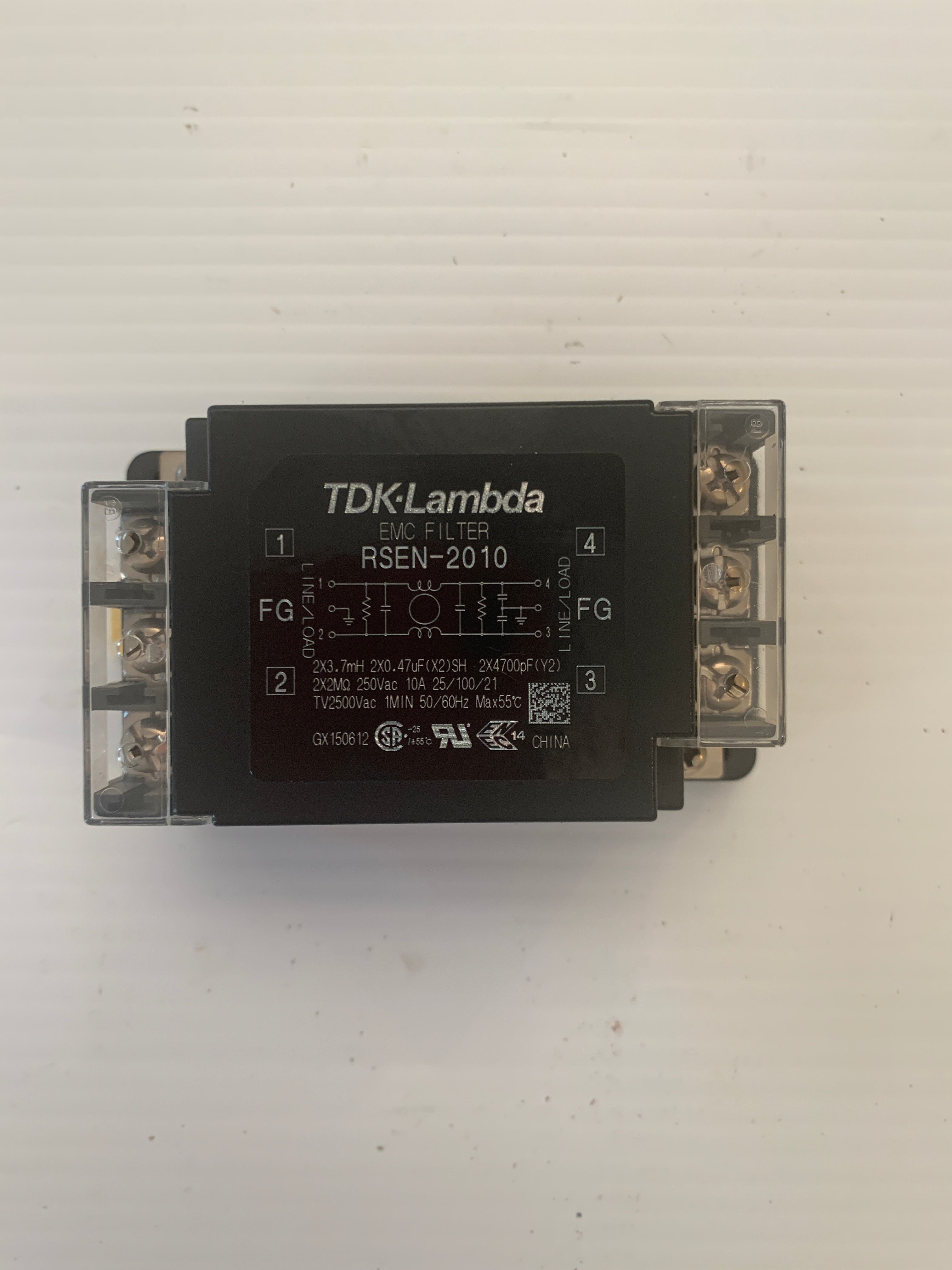 TDR Lamdba EMC Filter RSEN-2010 Used