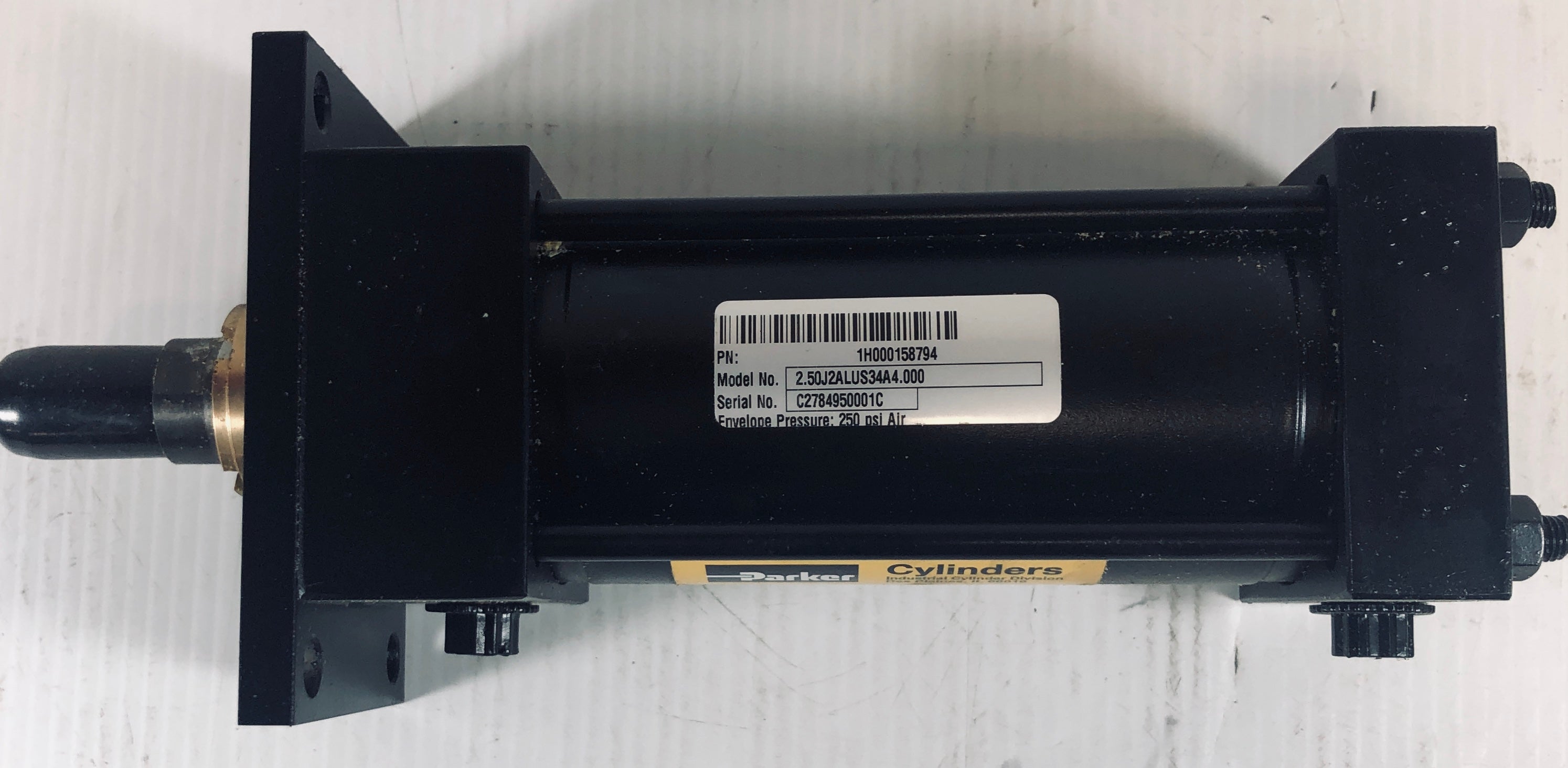 Parker 1H000158794 Cylinder 2.50 J2ALUS34A 4.000 250 PSI