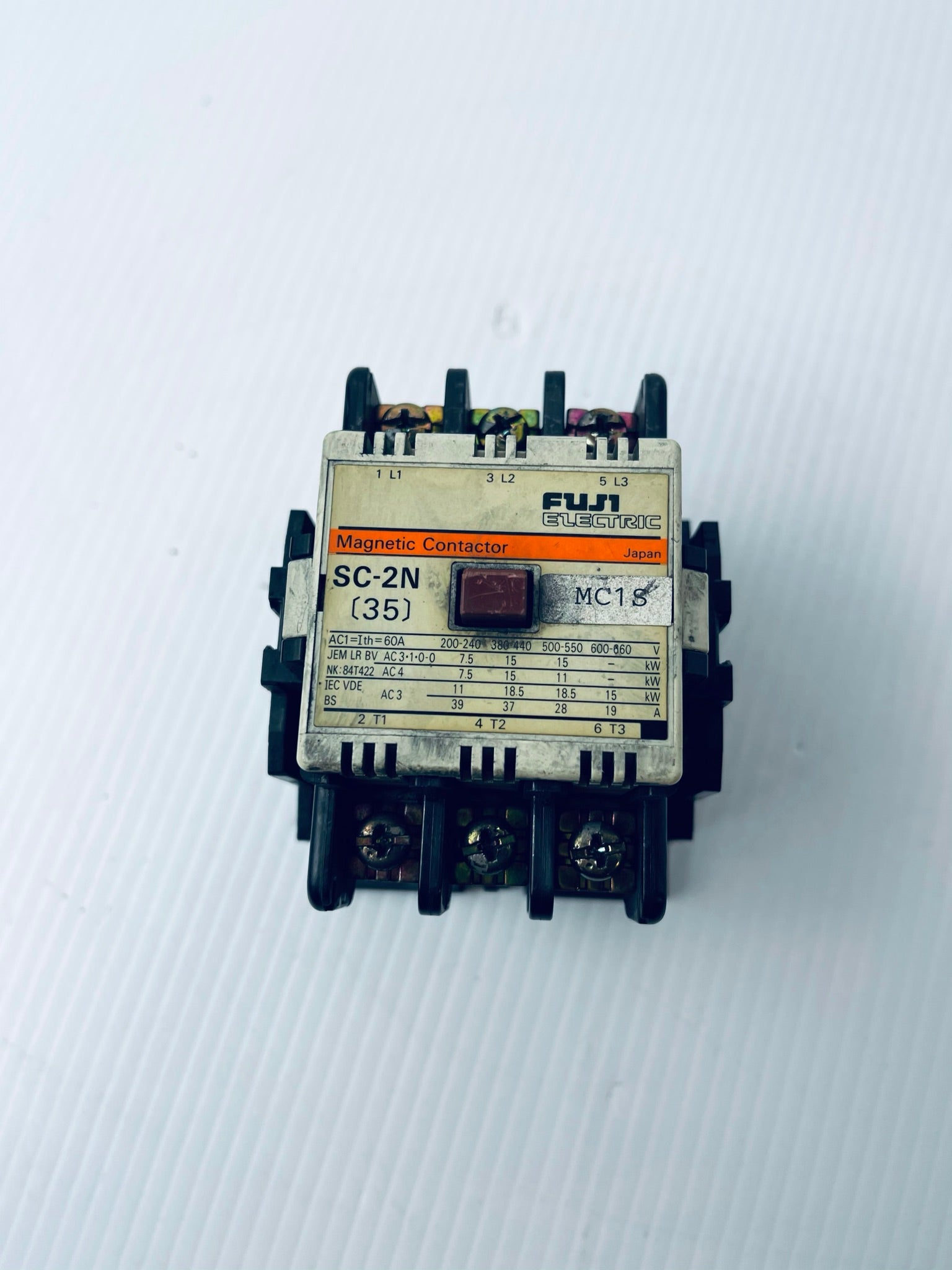 Fuji Electric Magnetic Contactor SC-2N (35) Cat. # 4NC1Q0