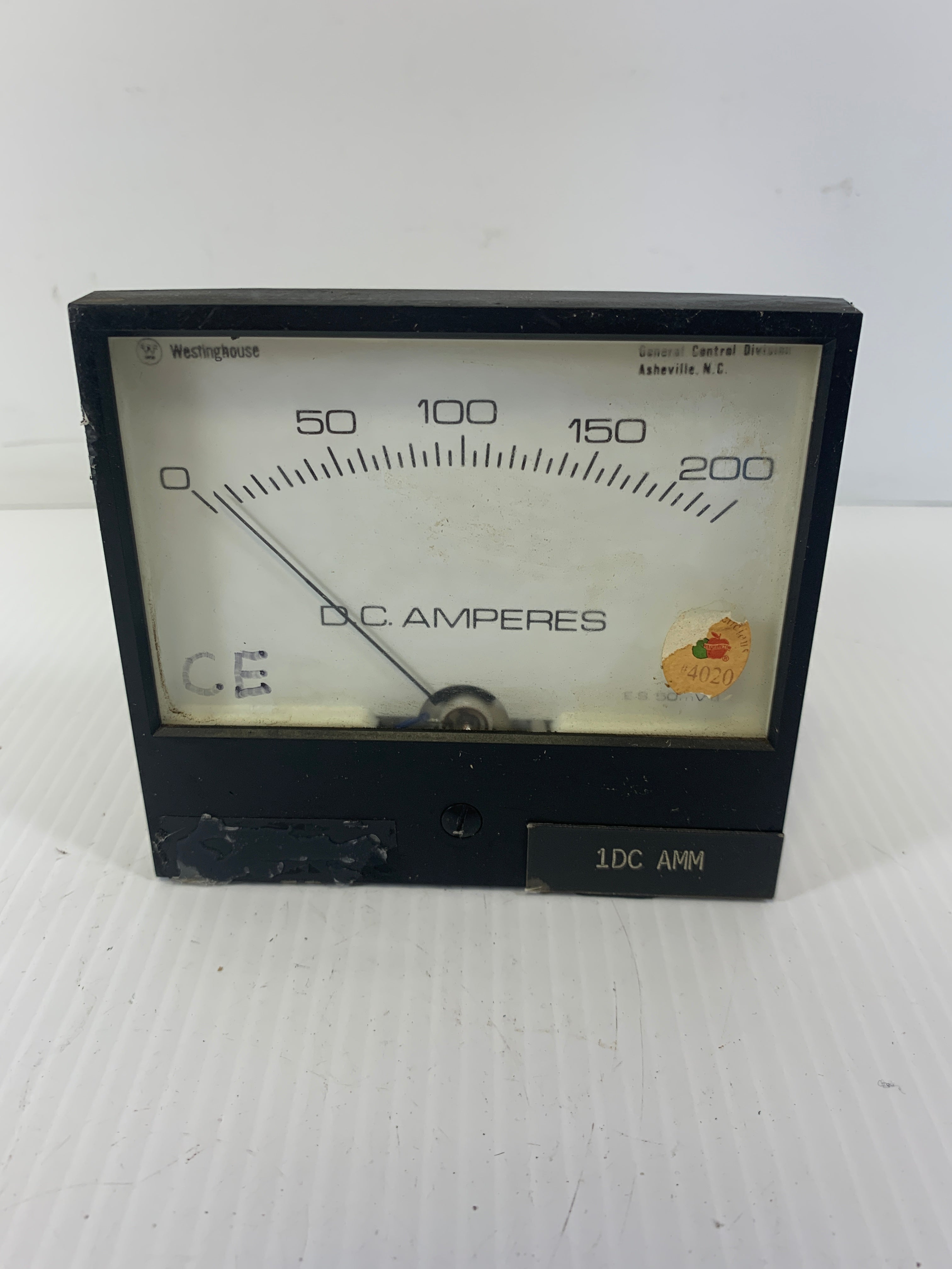 Westinghouse Crompton Meter Gauge 0-200 Type 237 01AA ECAL
