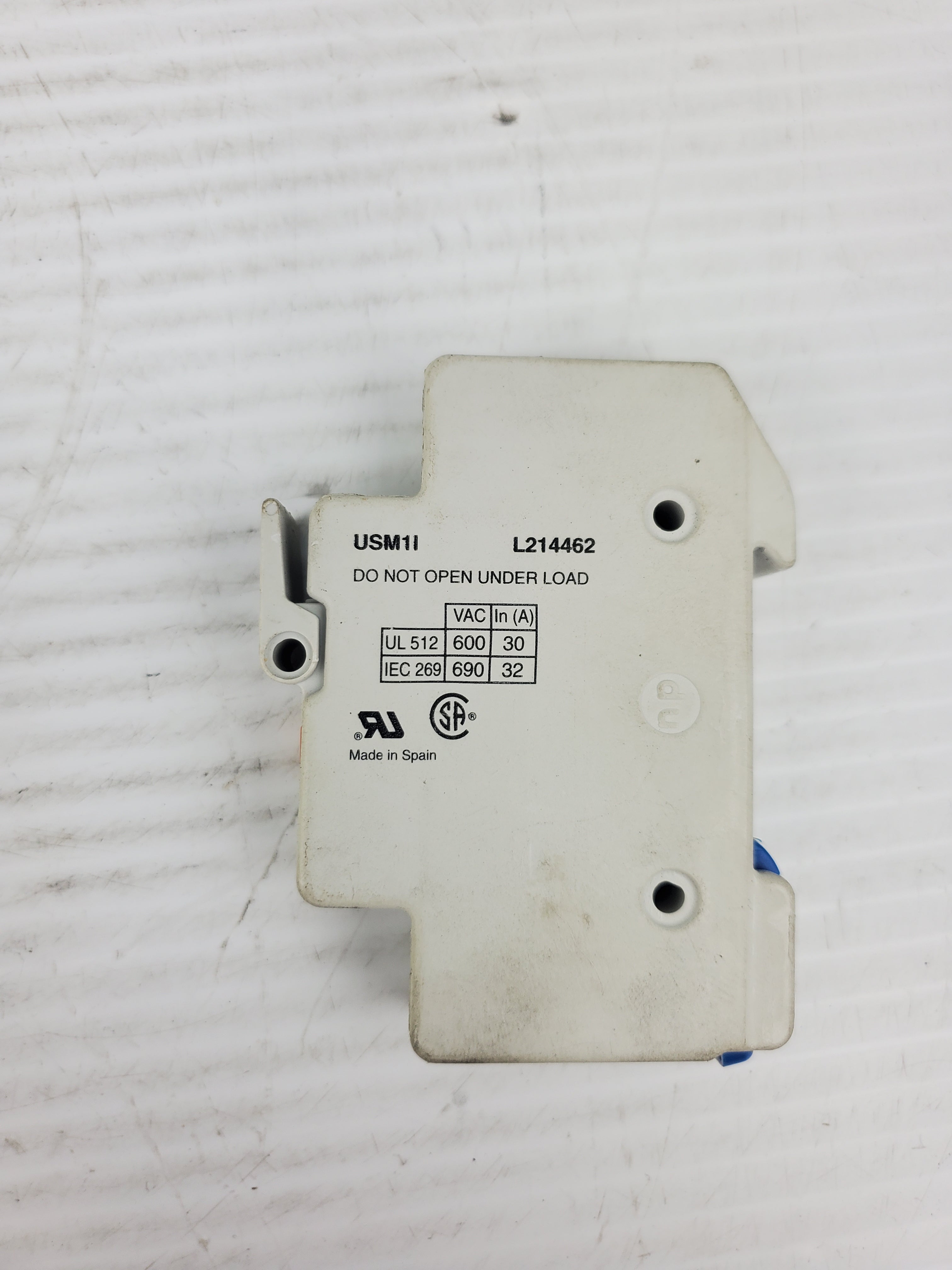 Ferraz Shawmut USM1I Ultrasafe Fuse Holder L214462 600V 30A
