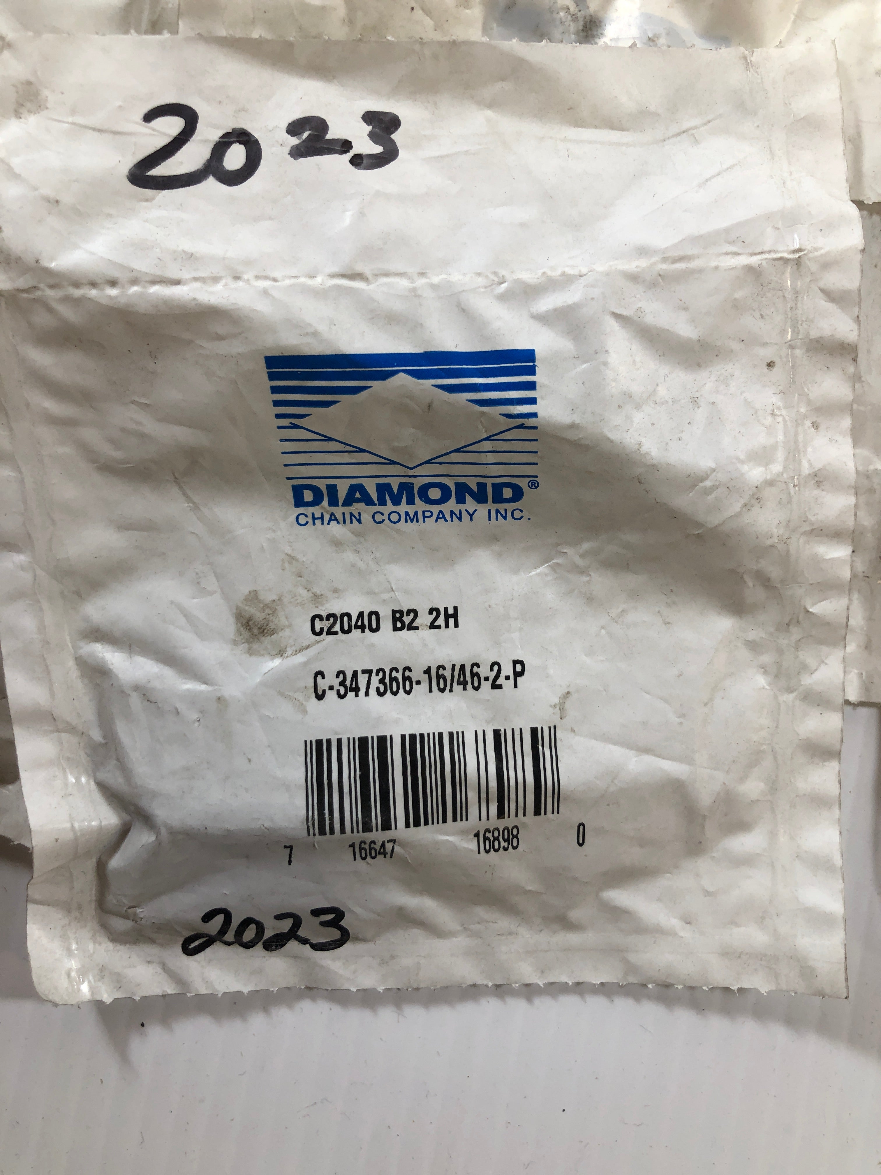 Diamond Chain Company Connecting Link C2040 B2 2H C-347366-16/46-2-P - Lot of 39