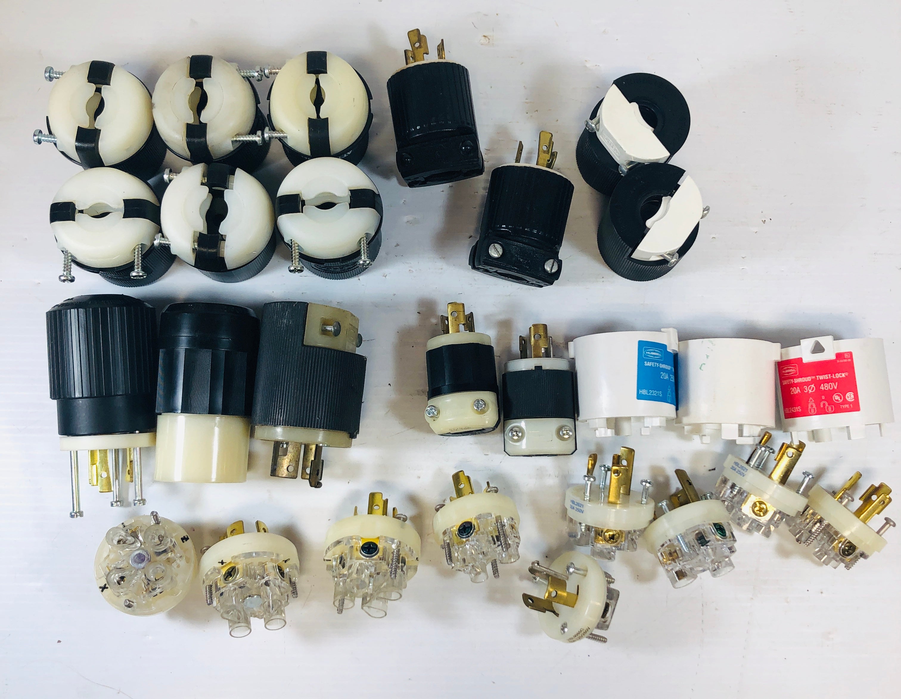 Hubbell Twist Lock Lot of 27 Parts