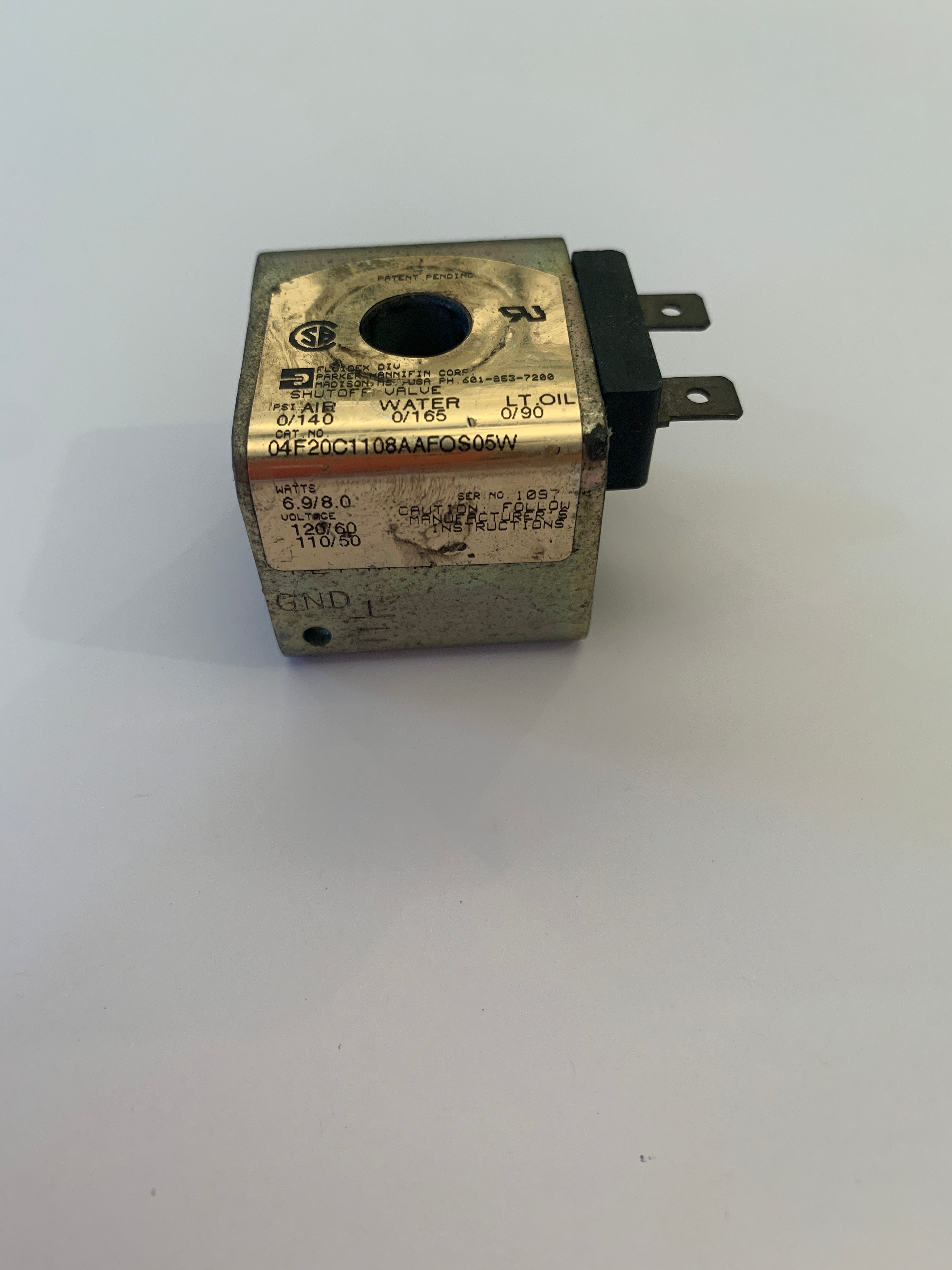 Parker Shut-off Valve 04F20C1108AAFO905W