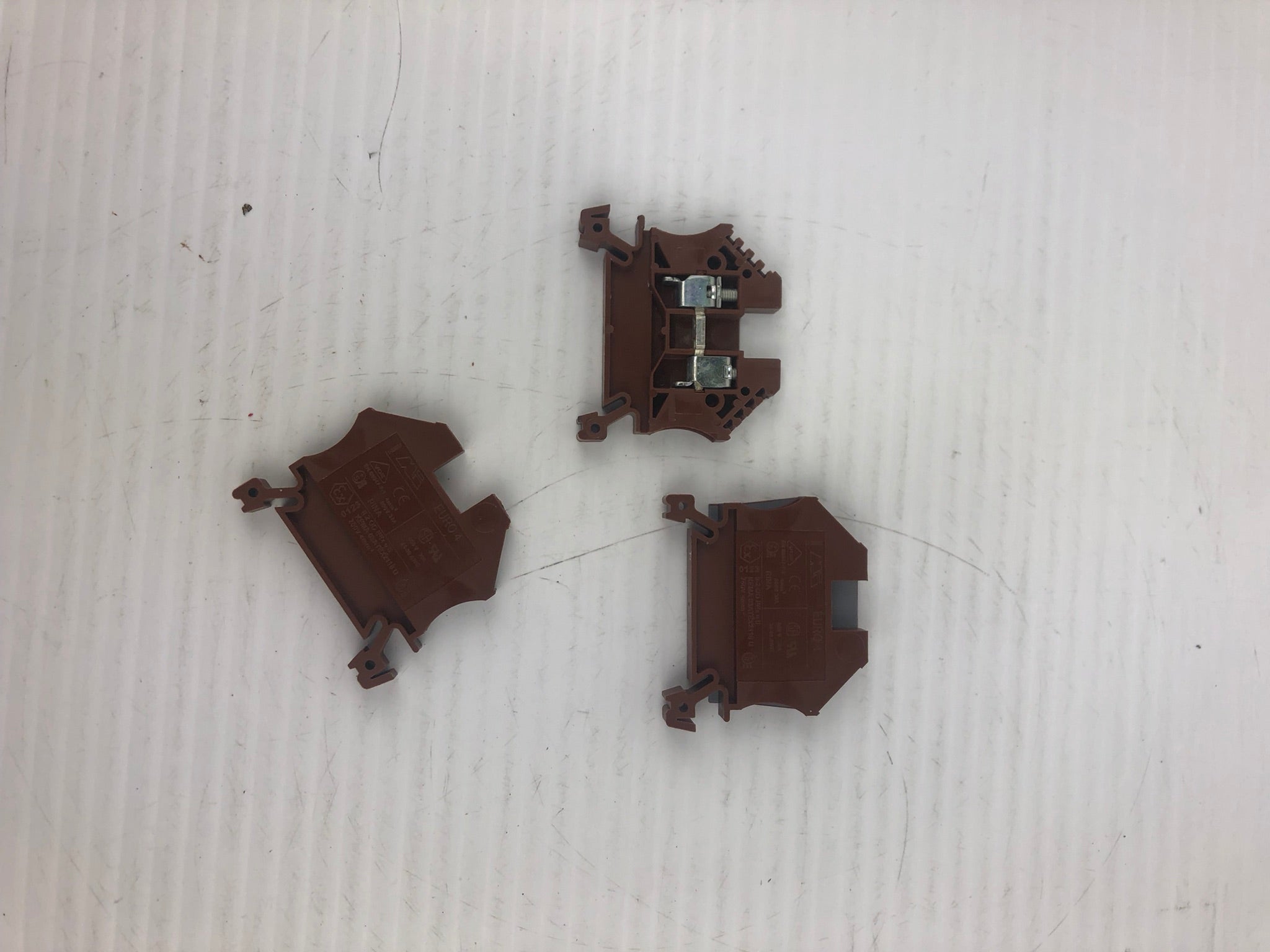 Morsettitalia Euro 4 DIN Rail Terminal Blocks - Lot of 3