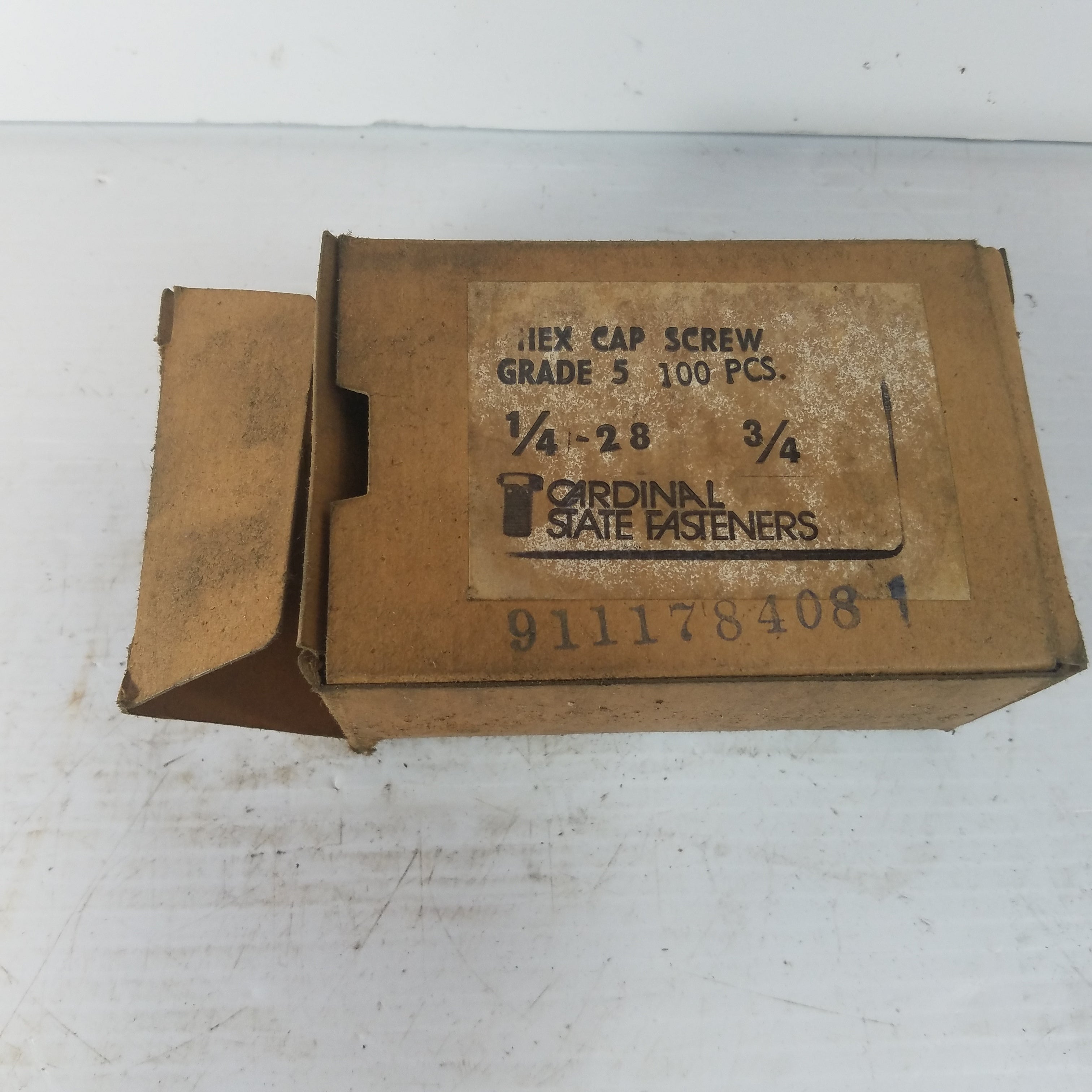 Cardinal State Fasteners 911178408 Hex Cap Screw (Box of 100)