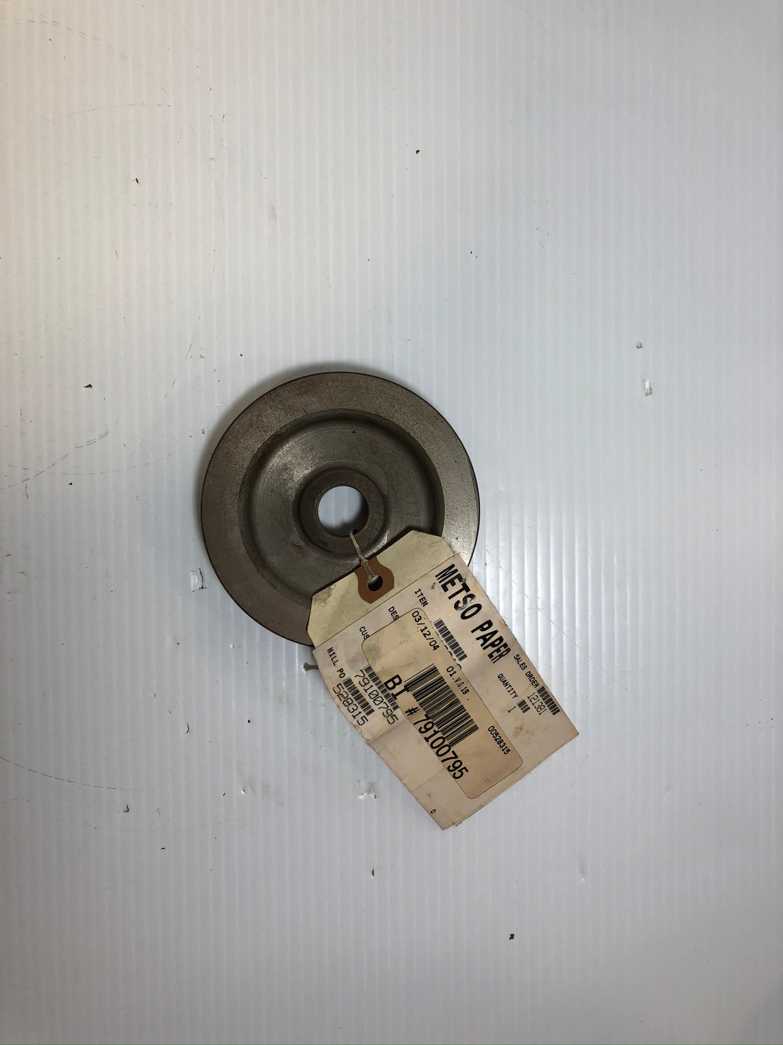 Metso Paper 4" Pulley Sheave 1D13019