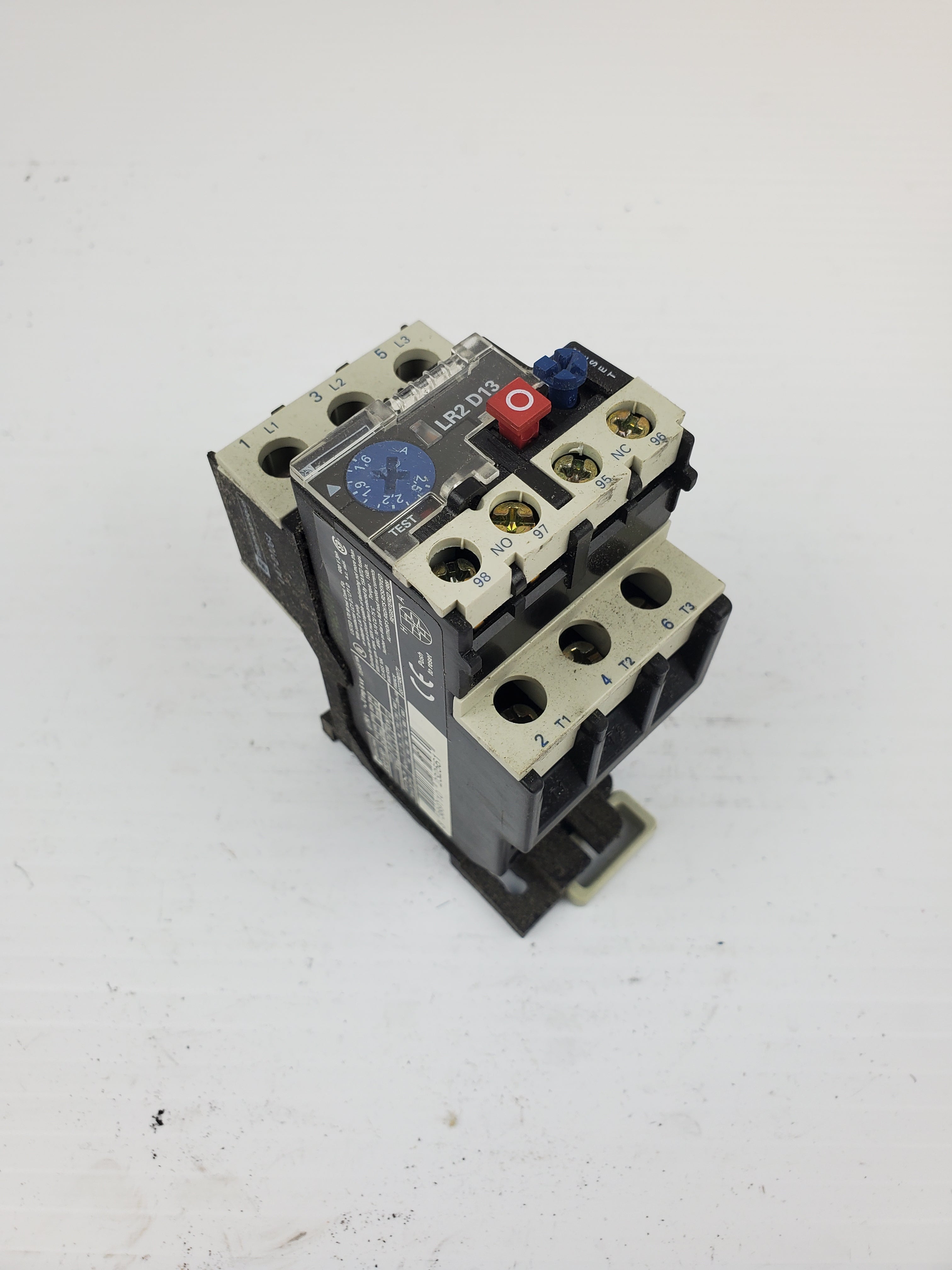 Telemecanique LR2D1307 Terminal Overload Relay With LA7-D1064 Adapter