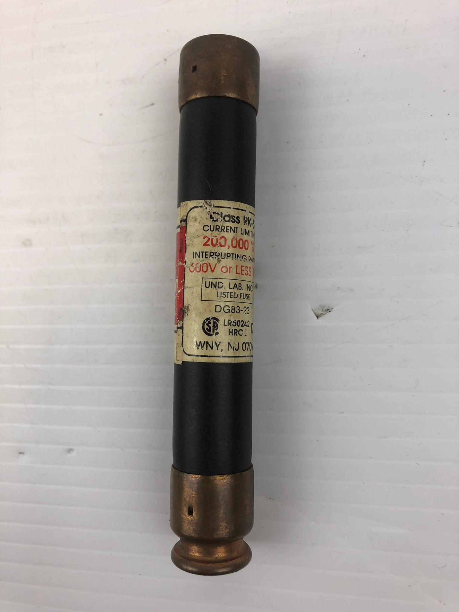 Cefco CRS-R20 Dual Element Time Delay Fuse 20A 600V RK5