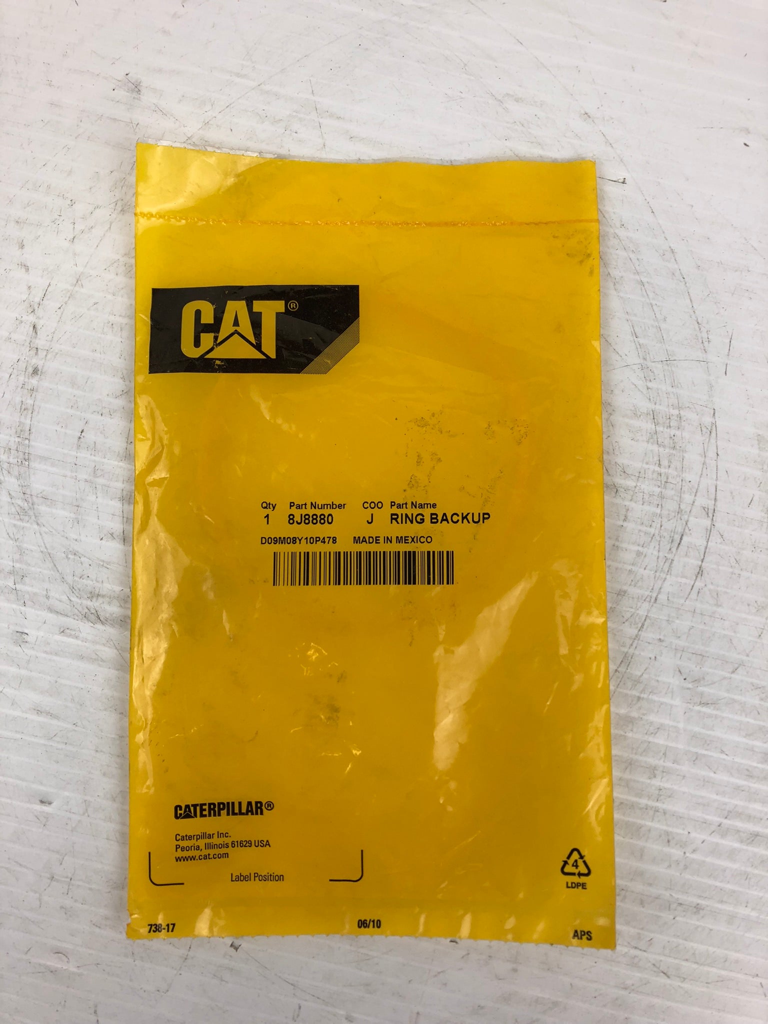 CAT 8J-8880 Ring Backup Caterpillar 8J8880 Fits 776 776B 776C 777 777B 777C