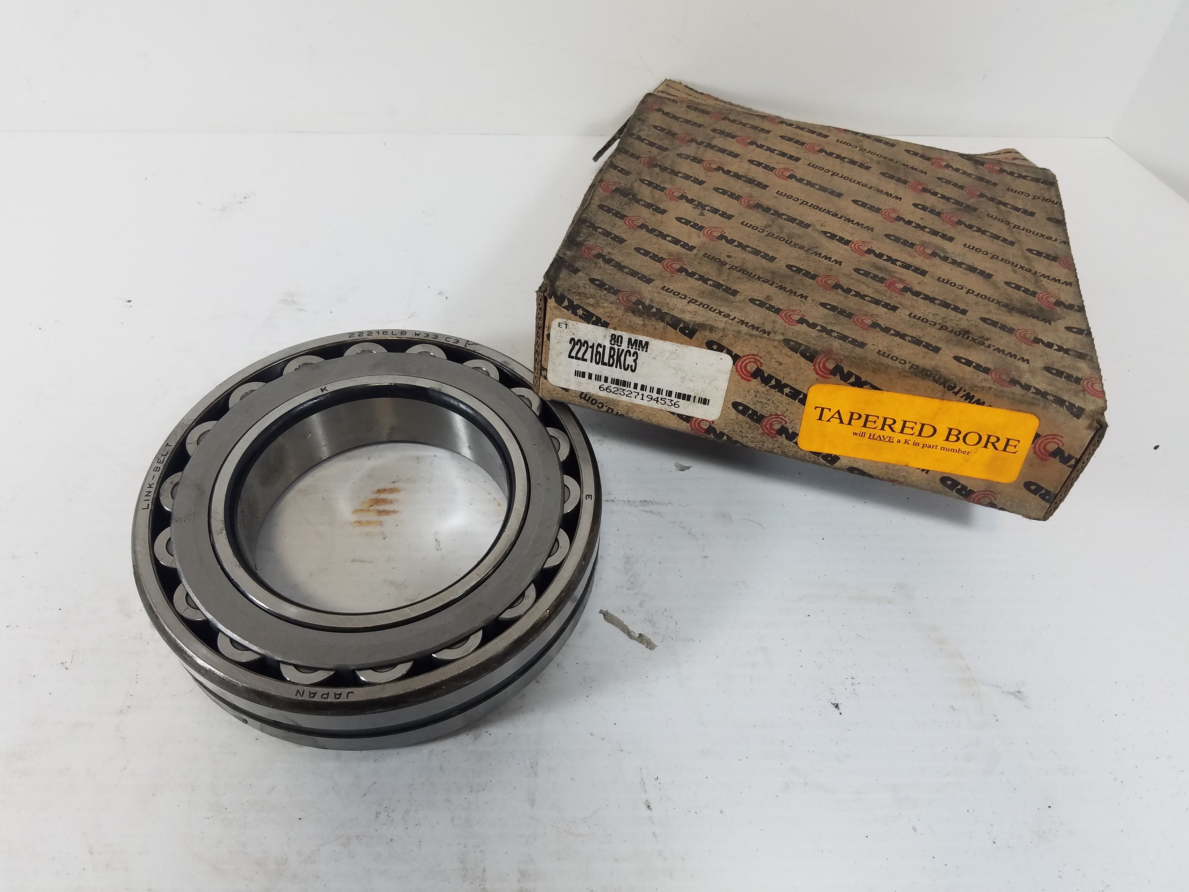Rexnord 22216LBKC3 Tapered Bore Roller Bearing 80MM