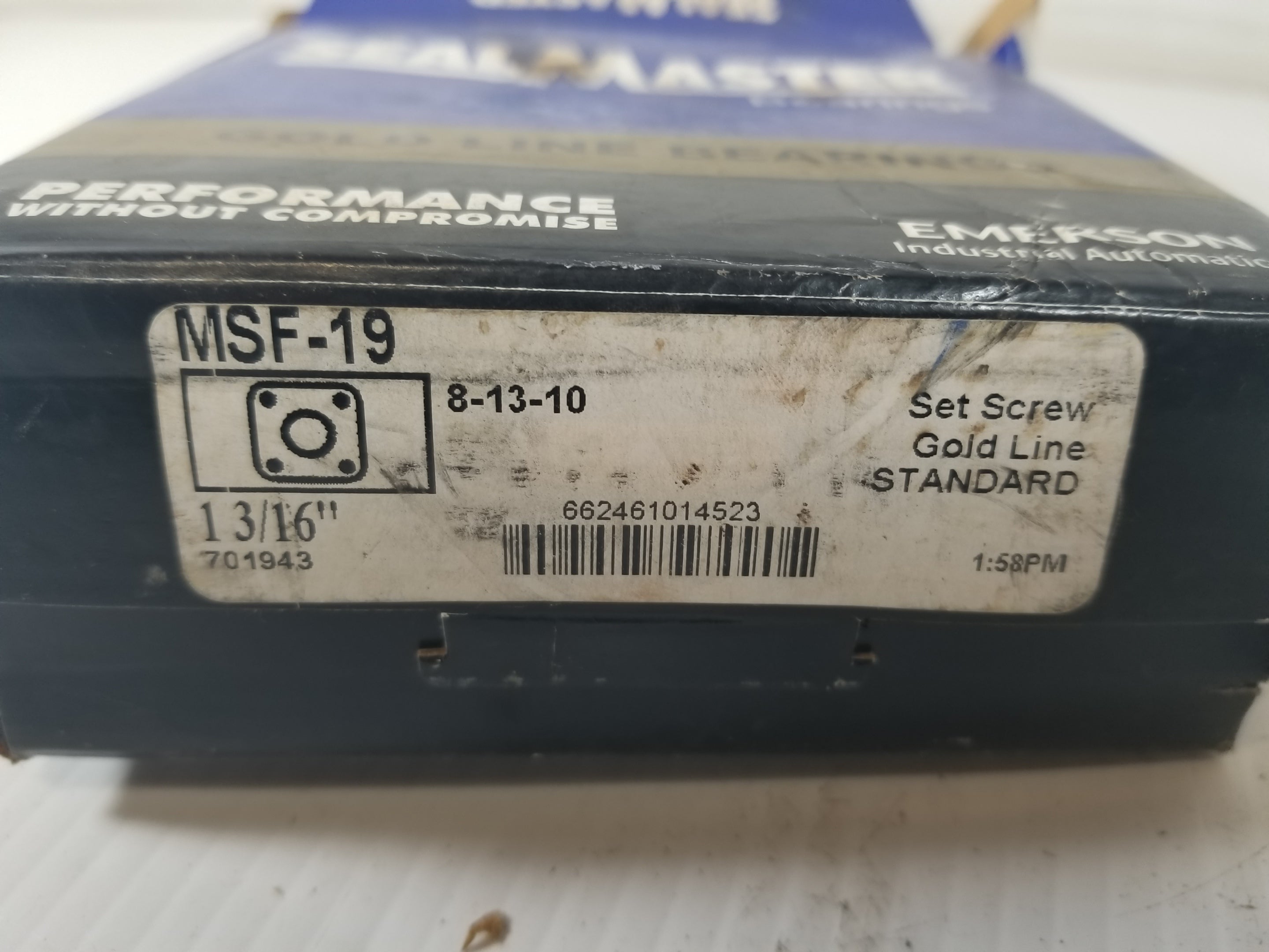 SealMaster MSF-19 Flange Mount Bearing 1-3/16"