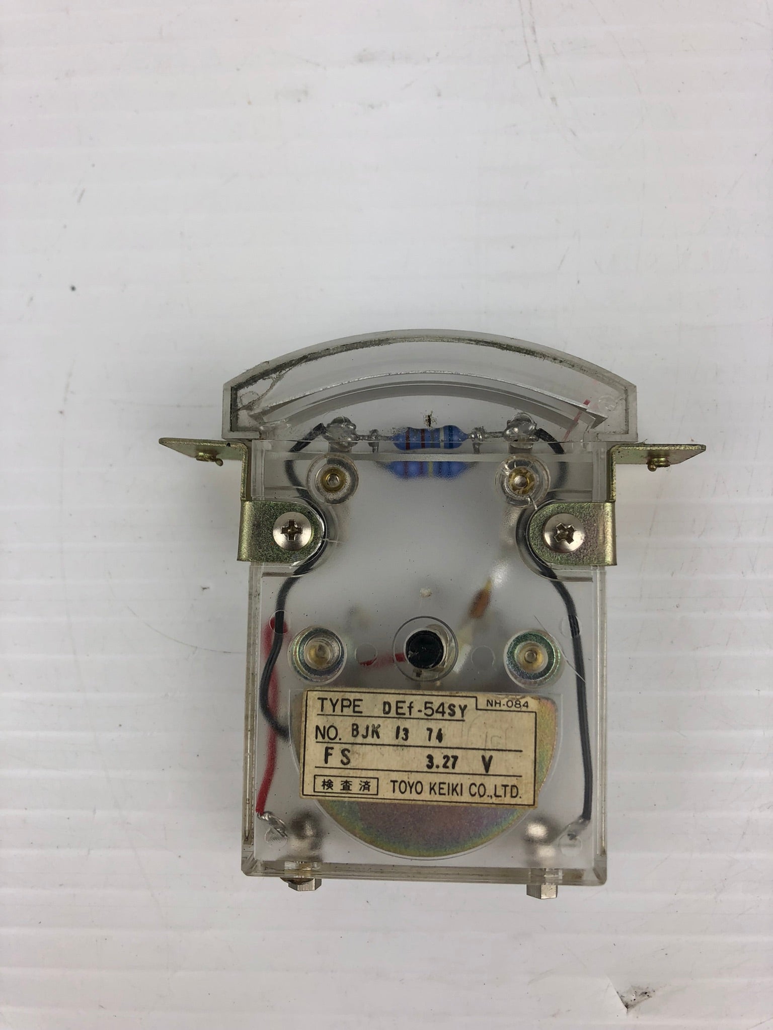 Toyo Keiki Def-54SY-NH-084 Load Meter Gauge Clear 0-INC PSI 70-DEC