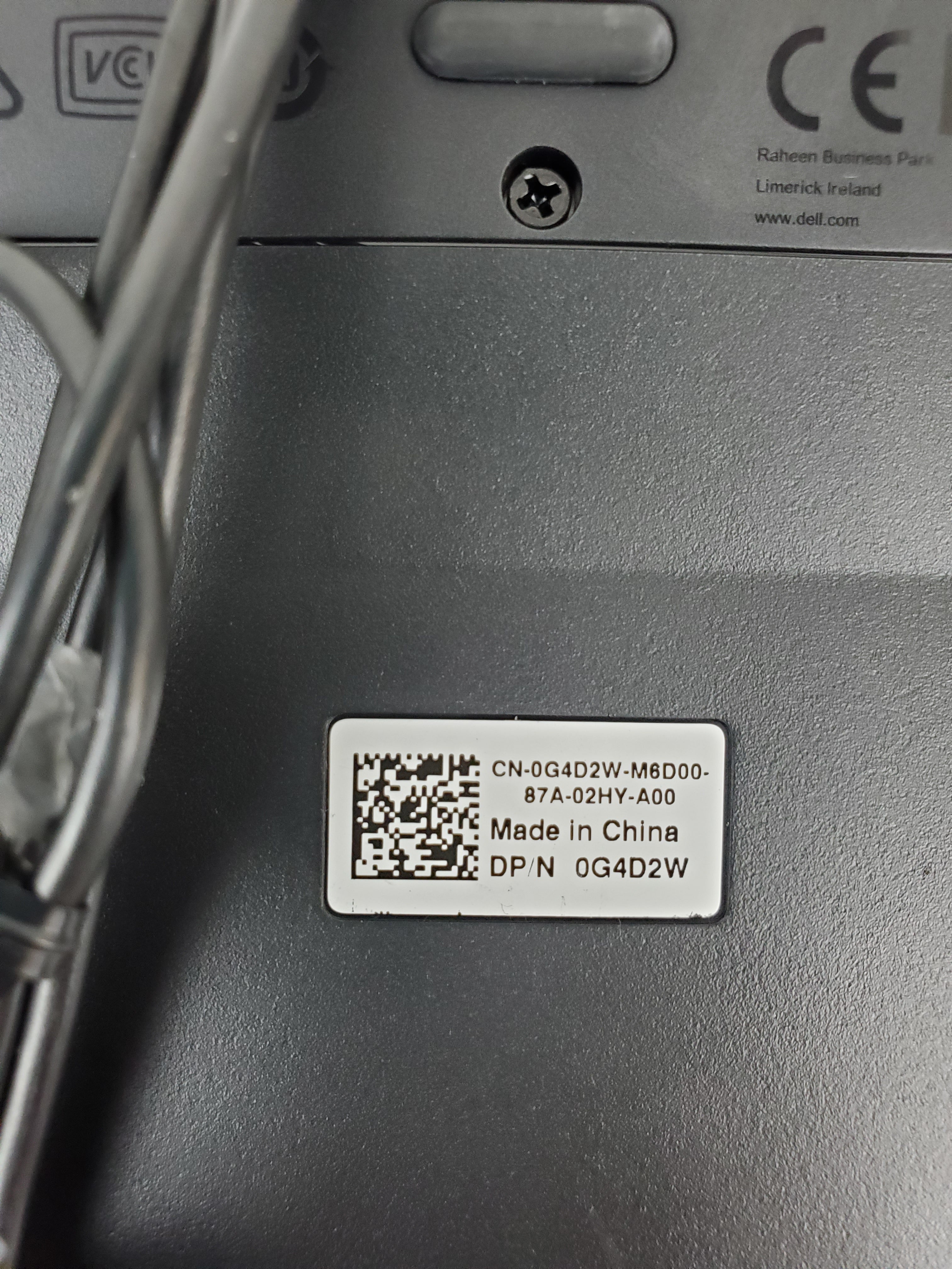 Dell 0G4D2W Wired Keyboard