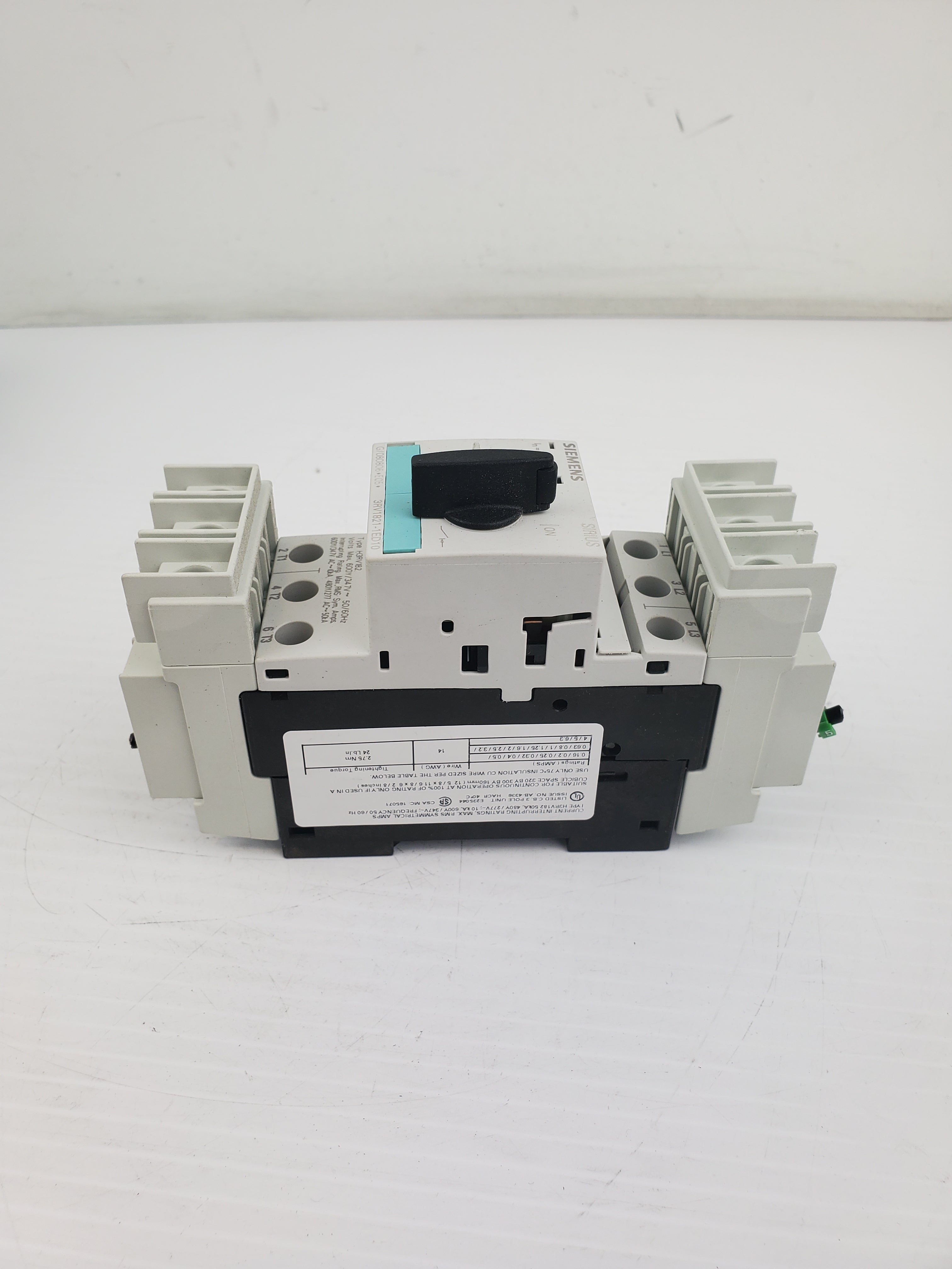 Siemens 3RV1821-1ED10 Motor Starter Circuit Breaker