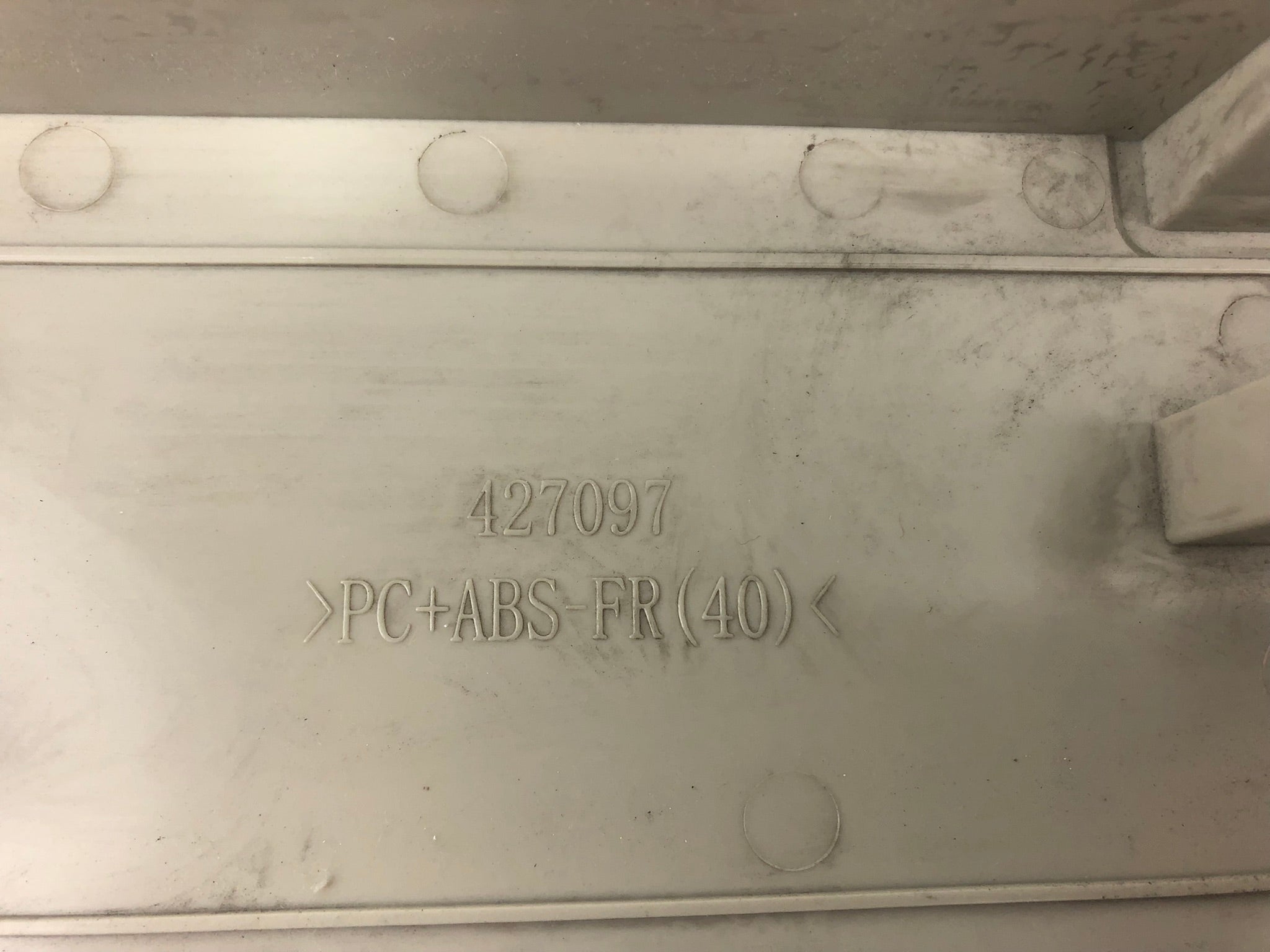 OKI 42709701 Cover Side Left Pulled From OKI Printer C9650/C9850
