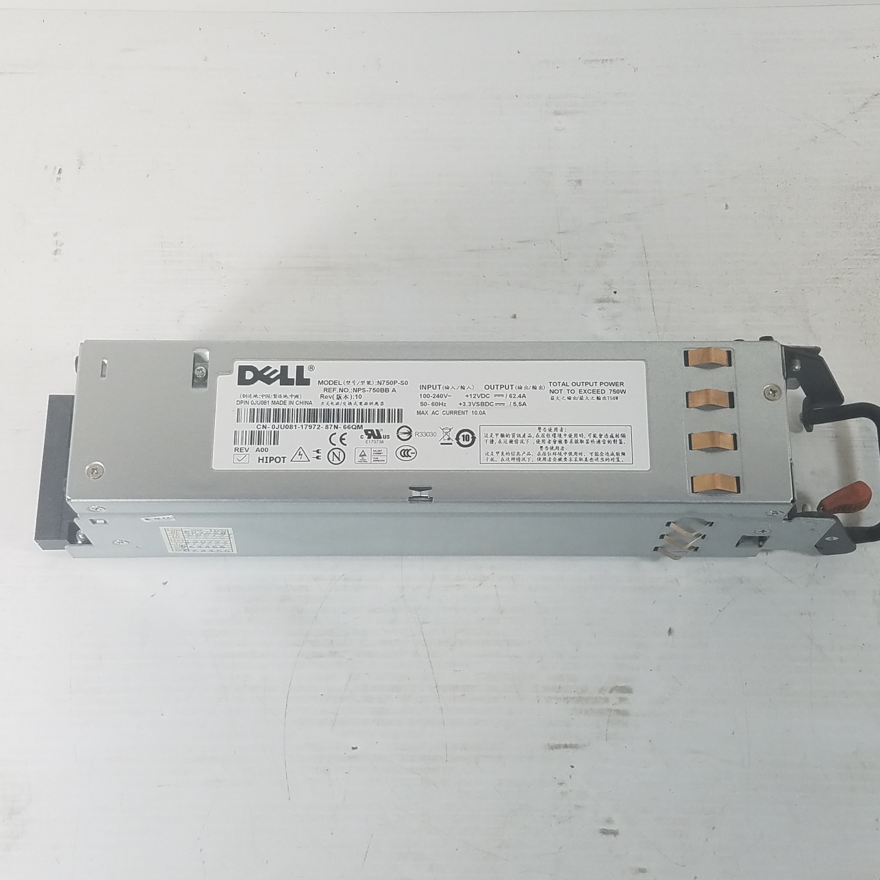 Dell Hot Swap 750W Power Supply N750P-S0