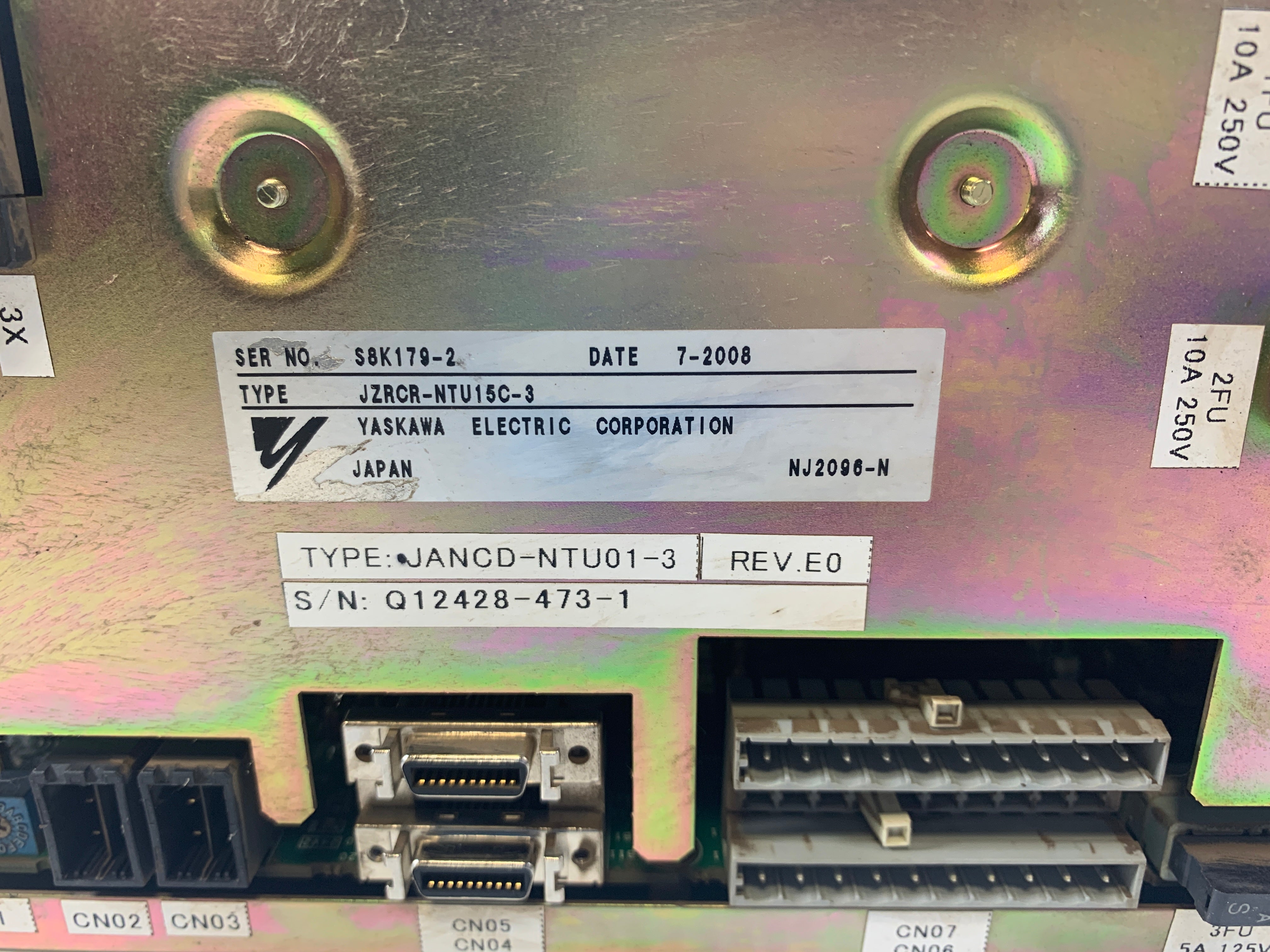 Yaskawa JZRCR-NTU15C-3 Electric Drive