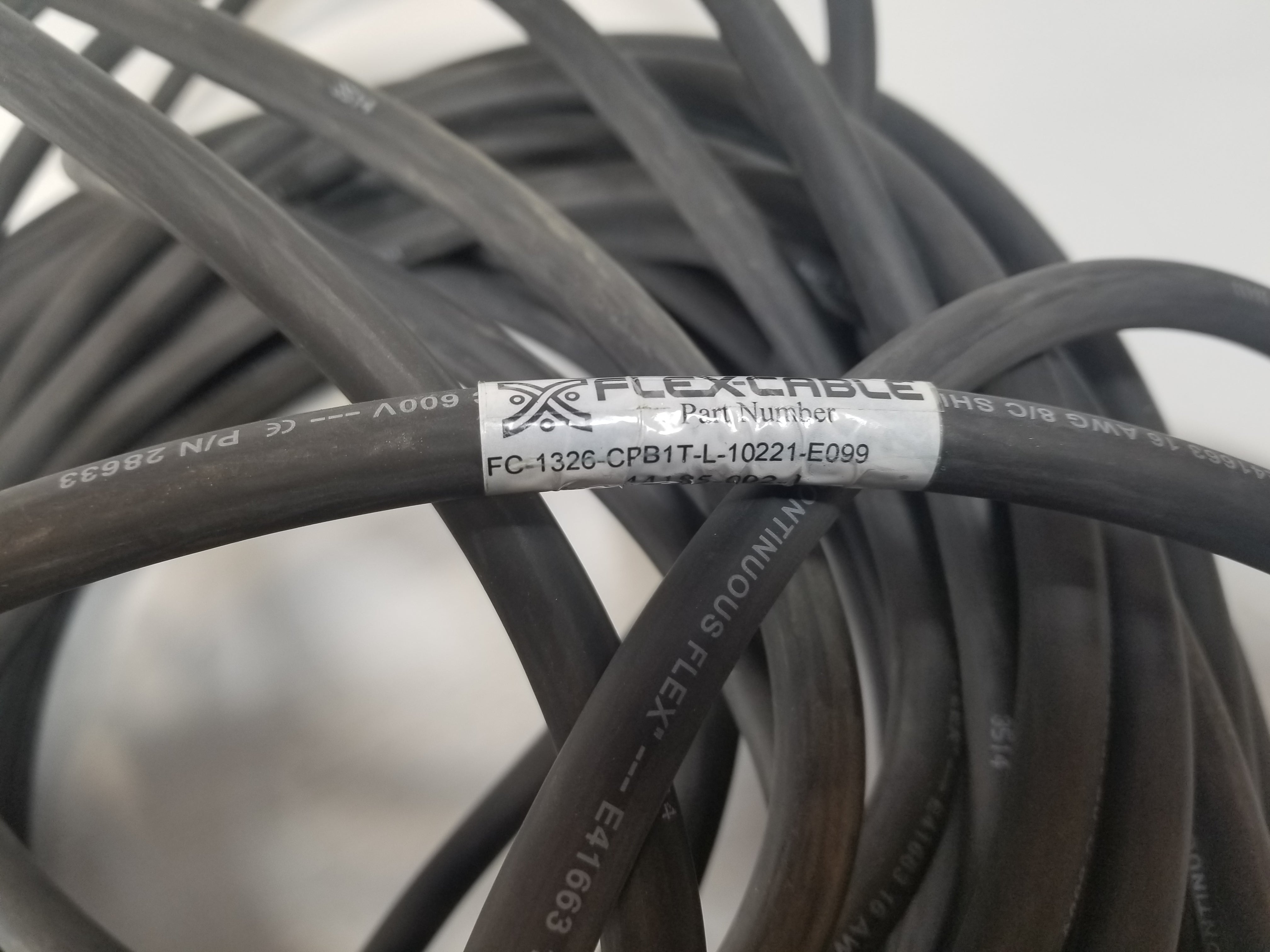 Flex Cable FC-1326-CPB1T-L-10221-E099 Cordset 100 Ft