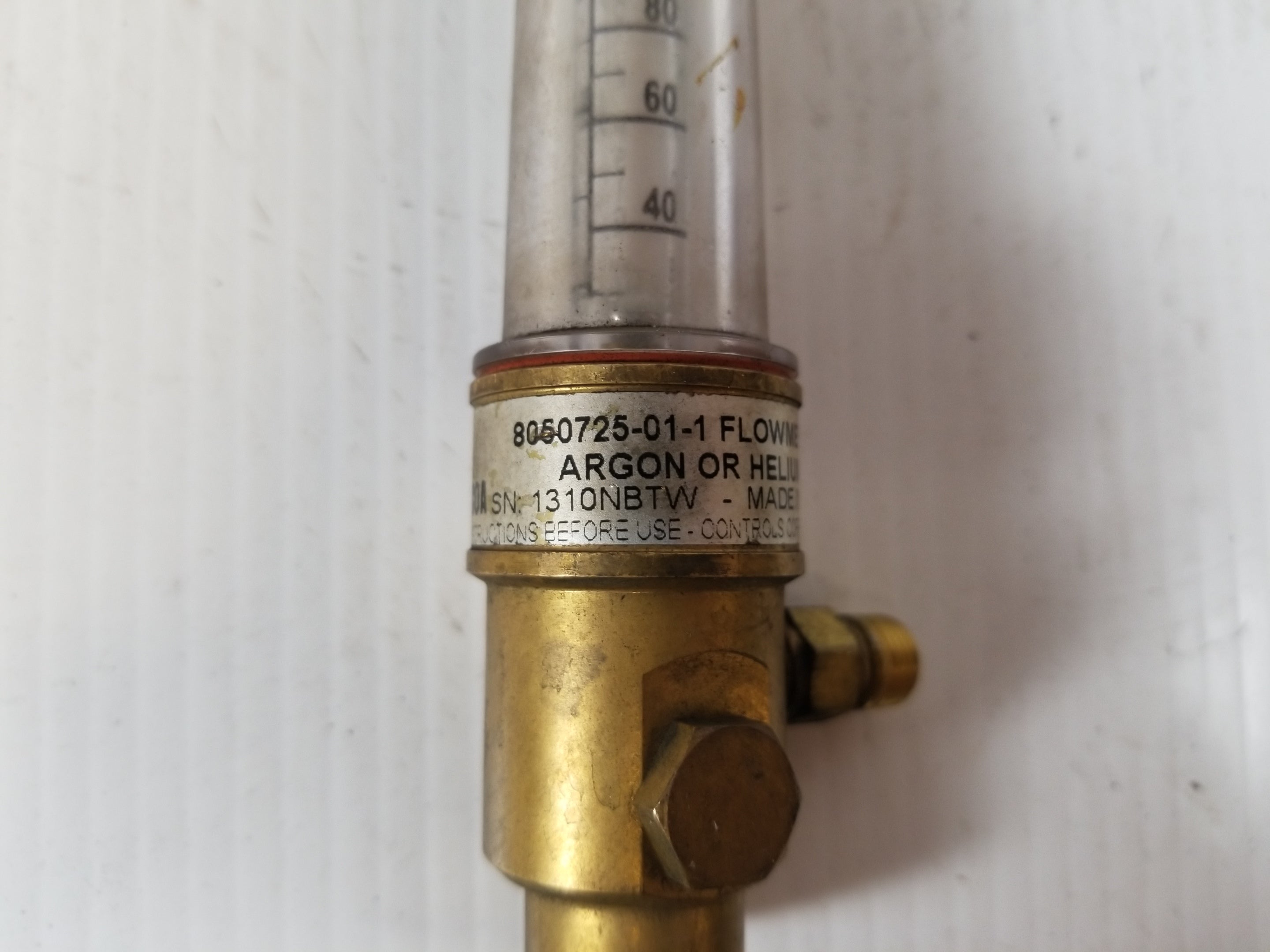 Concoa 8050725-01-1 Helium / Argon Flowmeter