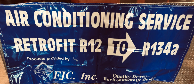 FJC Inc. 2810 Retrofit Banner Air Conditioning Repair 62" x 34" Man Cave Garage