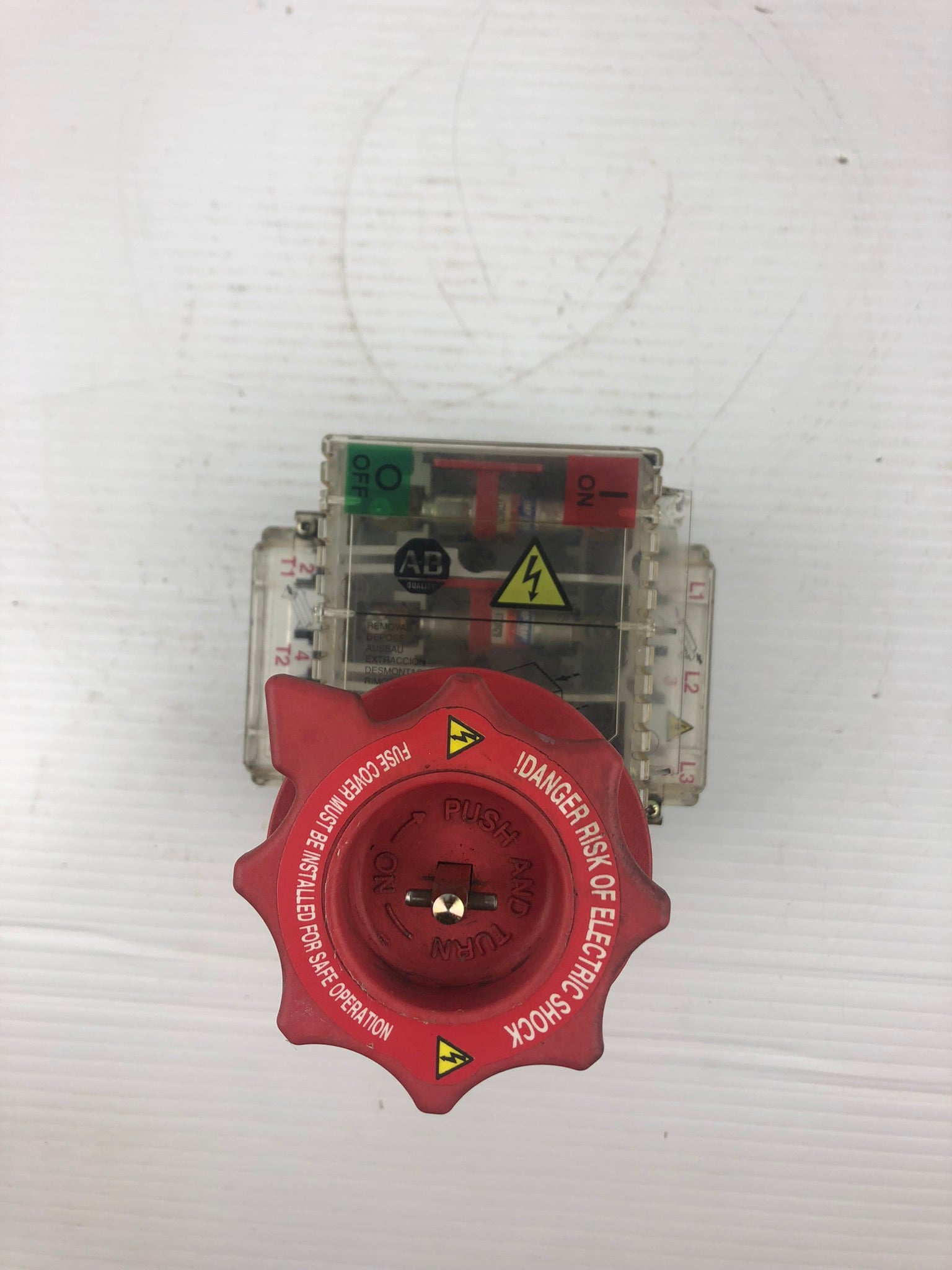 Allen-Bradley 194RF-NC030* Ser A Fused Disconnect Switch Mounted