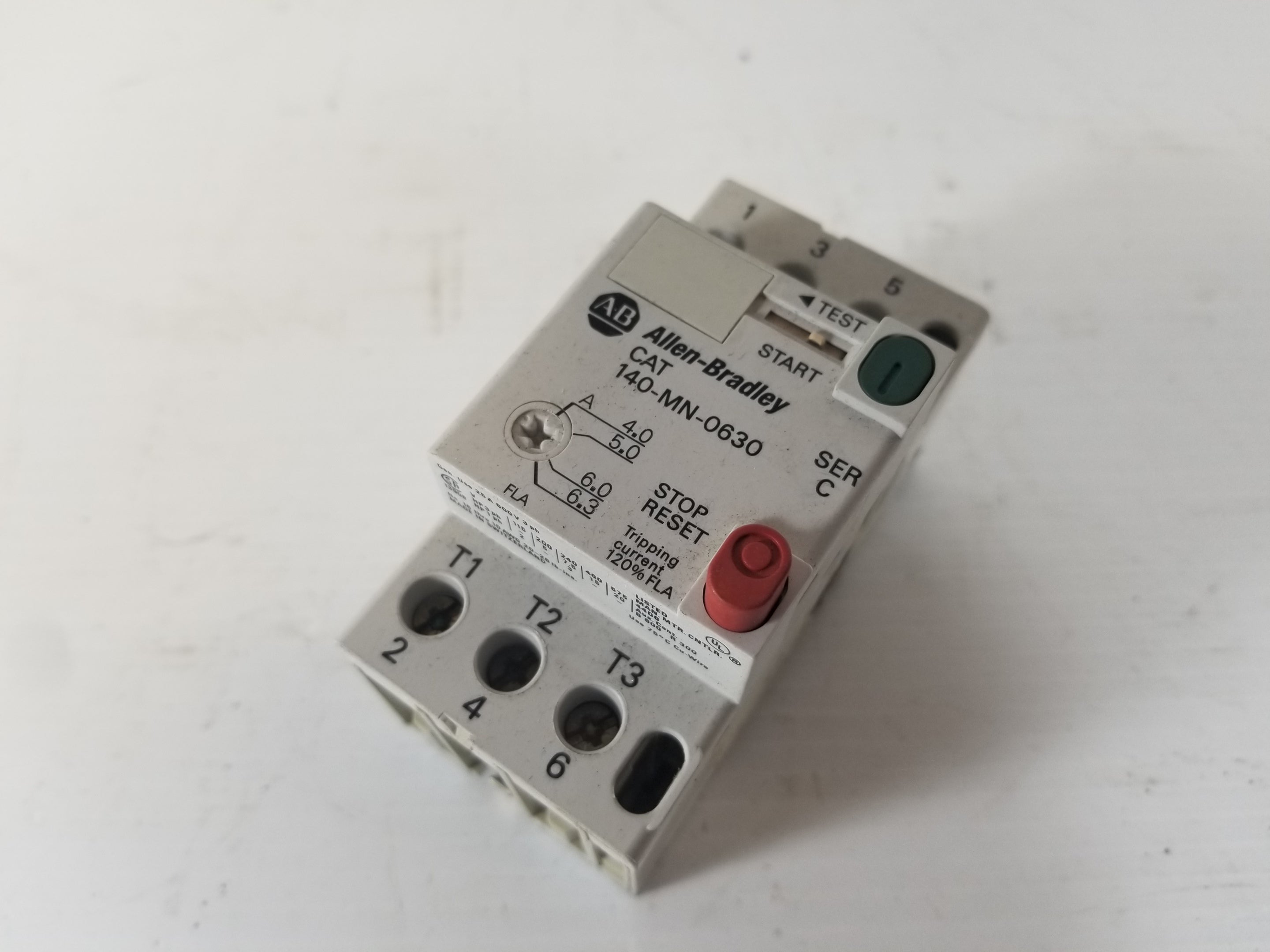 Allen-Bradley 140-MN-0630 Manual Motor Starter