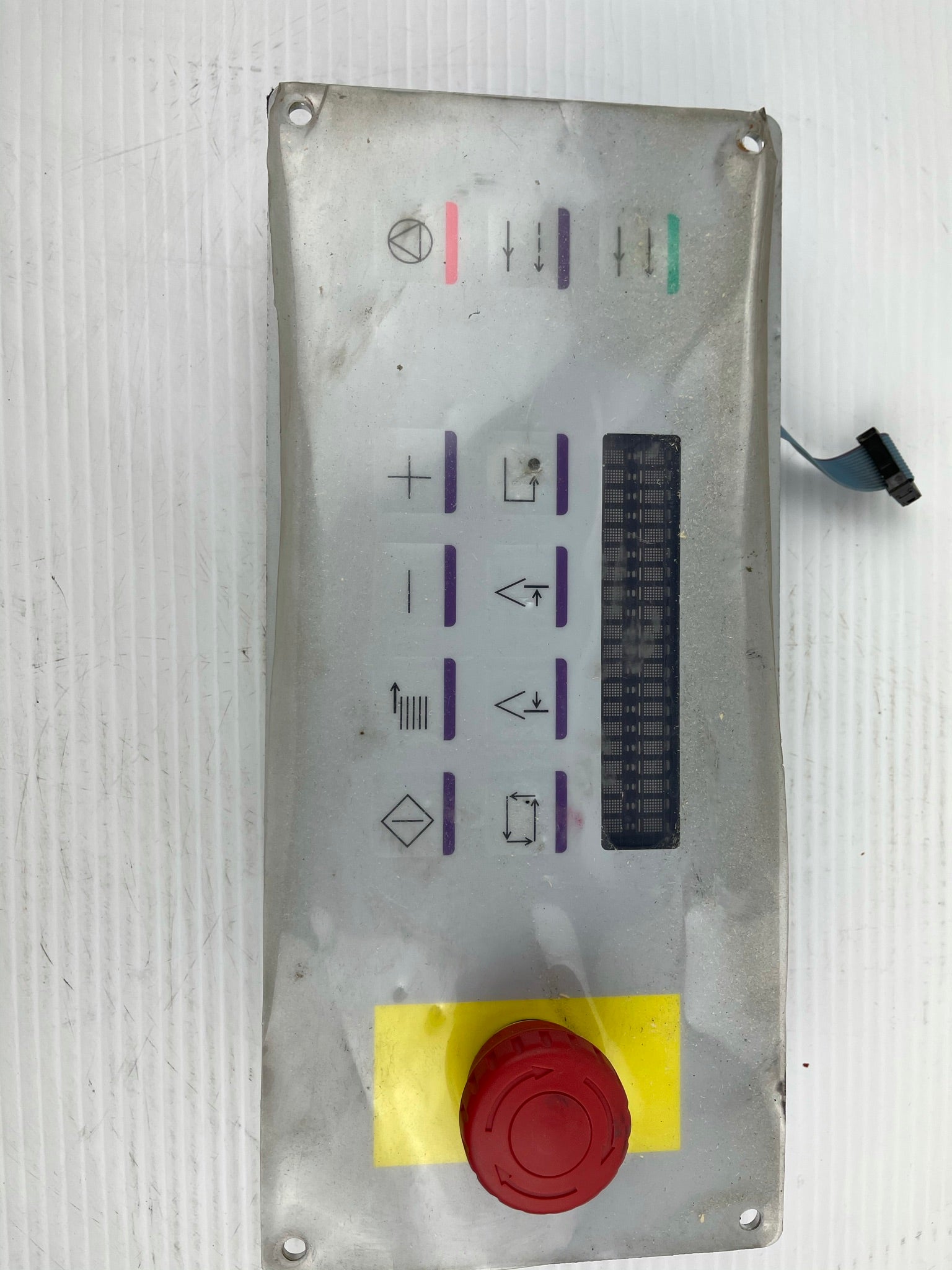The Hall Company Control Panel FG5623708-02 with Red Push Button