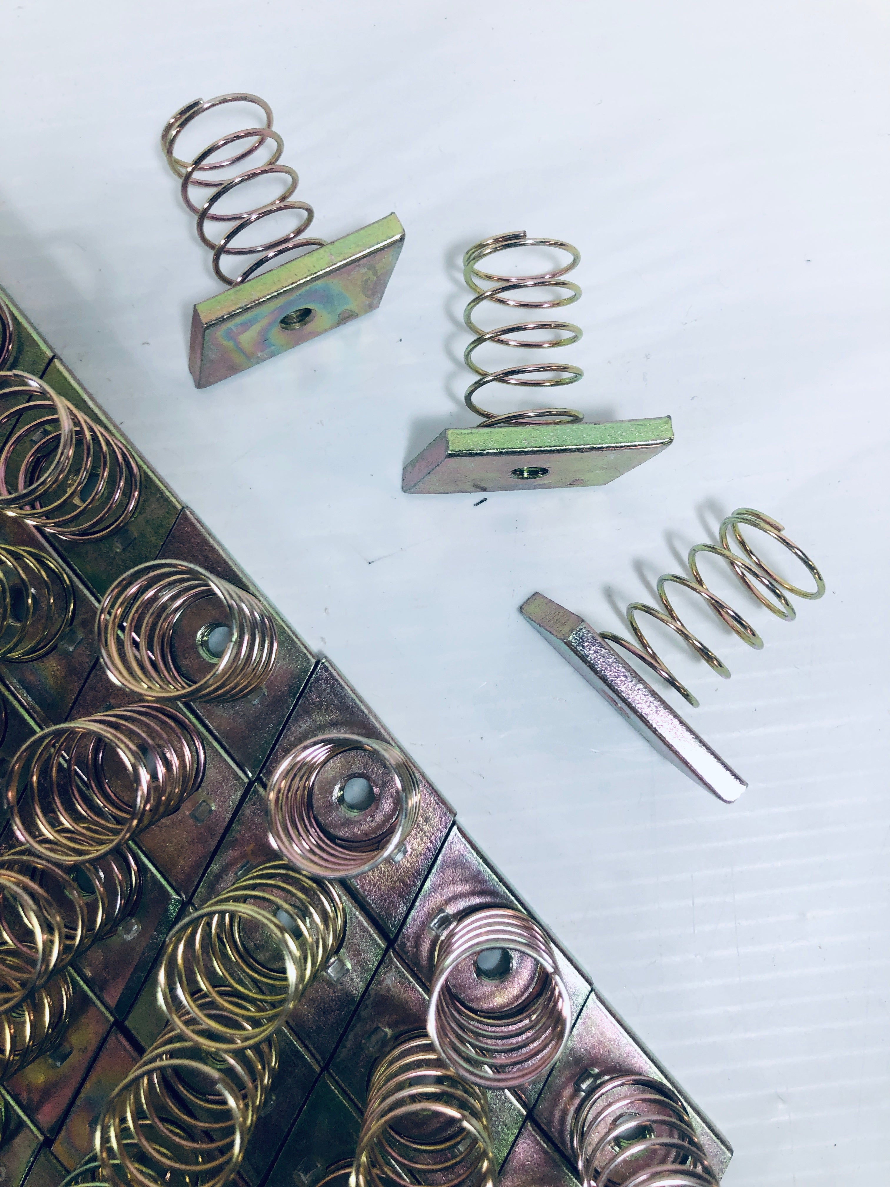 Kindorf Galv-Krom Steel Nuts Category B 911 1/4 (Lot of 73)