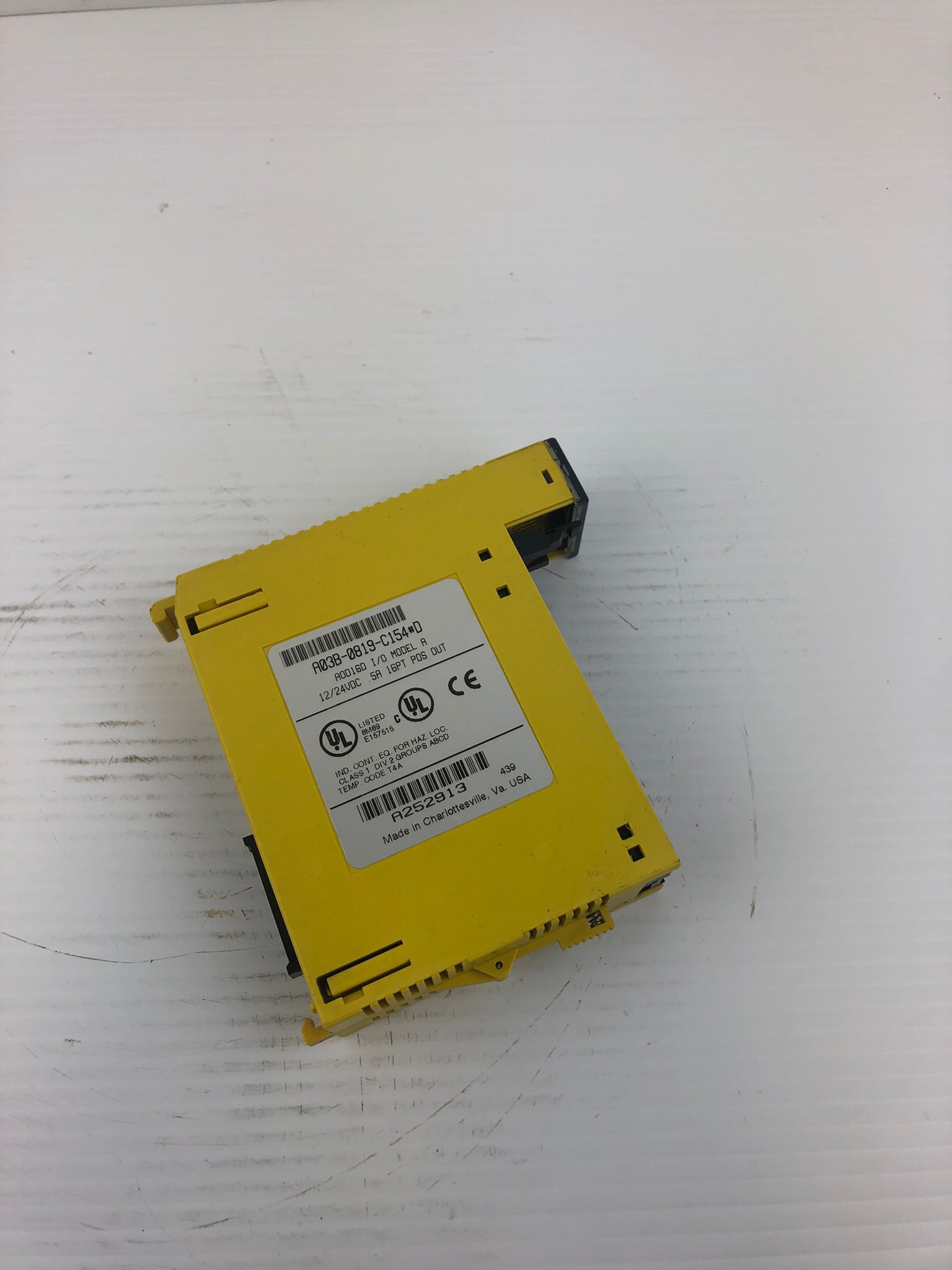 Fanuc A03B-0819-C154#D PLC I/O Model A Module A0D16D 12/24VDC