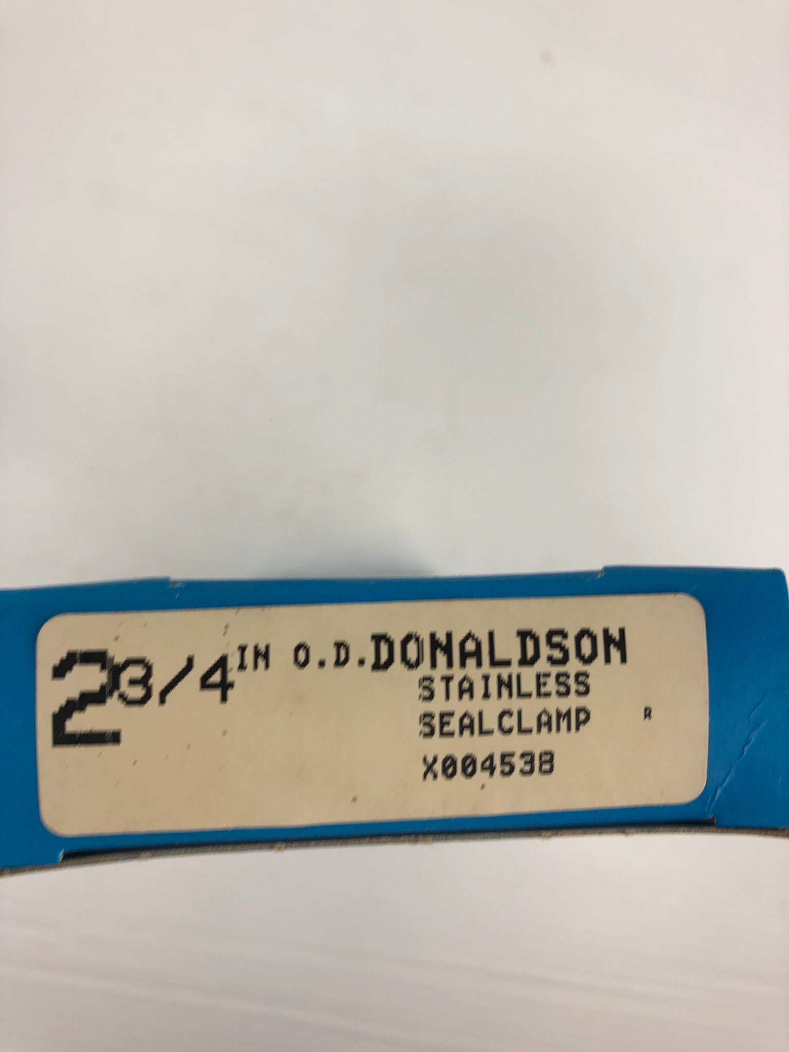 Donaldson X004538 Stainless Sealclamp 2-3/4"