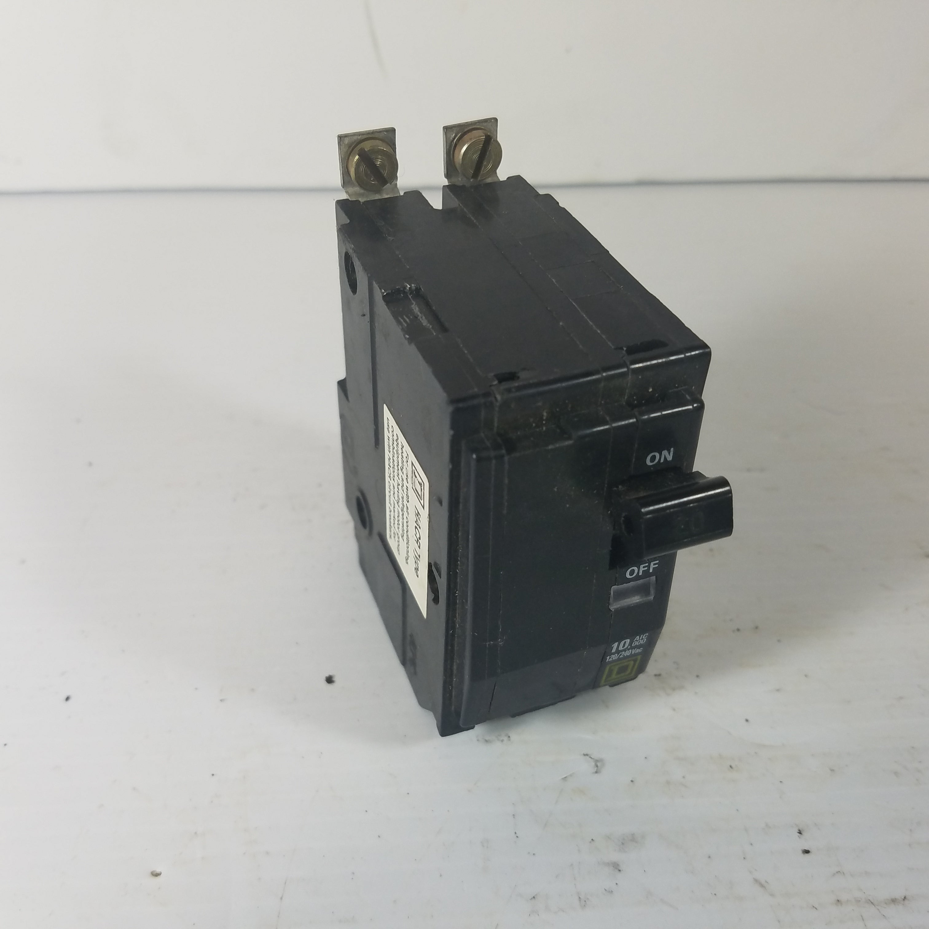 Square D VY-1192 2-Pole 20A HACR QOB Circuit Breaker