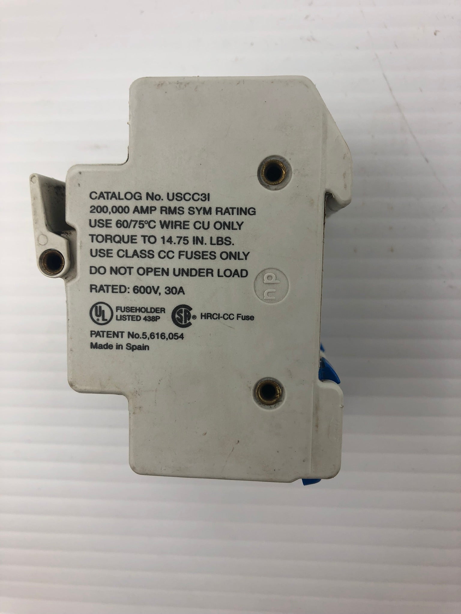 Gould USCC3I Ultrasafe 3P Fuse Holder 600V 30A