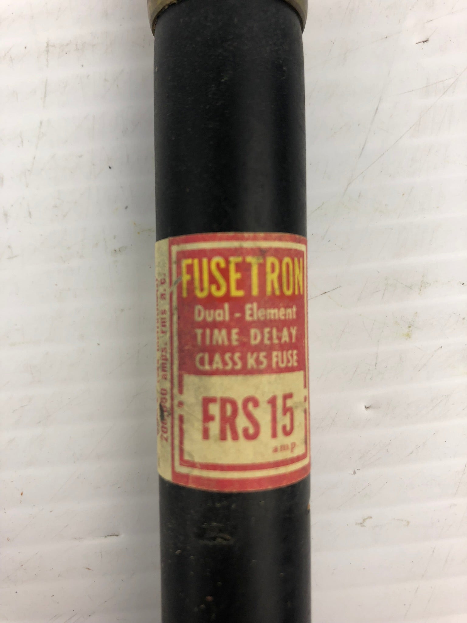 Fusetron FRS 15 Dual Element Time Delay Fuse