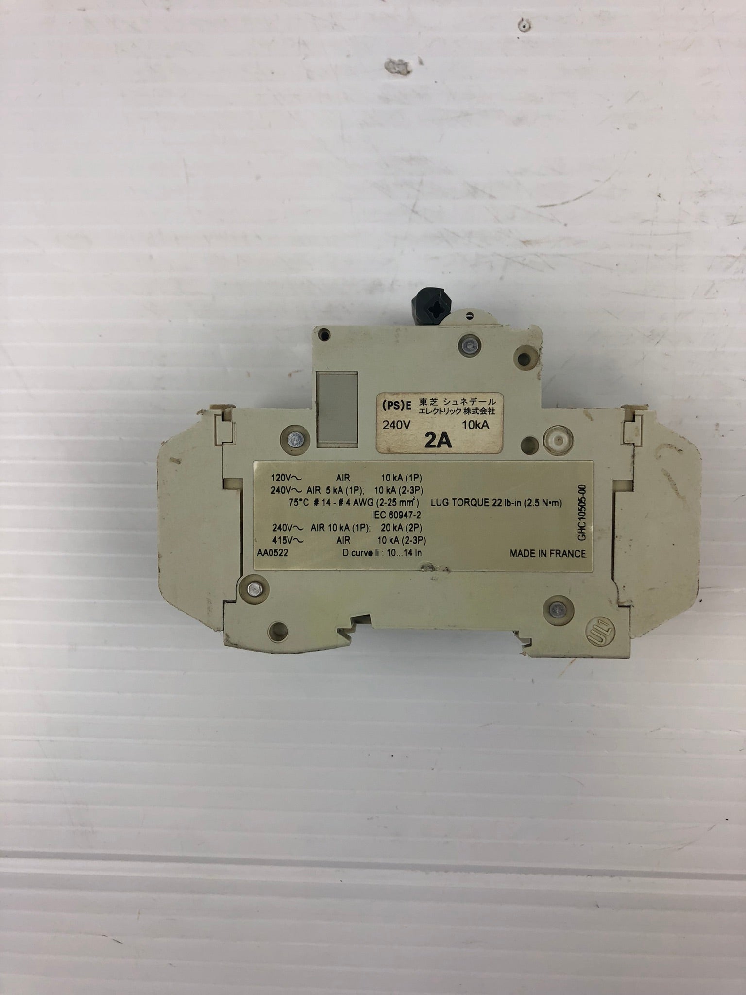 Merlin Gerin D2A Circuit Breaker Protector 240V 2A 2P Multi 9 C60 60154