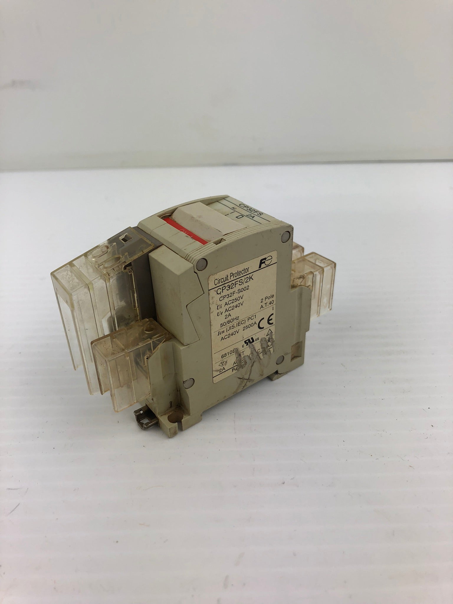 Fuji Electric CP32FS/2K Circuit Protector 2 Pole 2A 50/60Hz CP32FS - With Covers