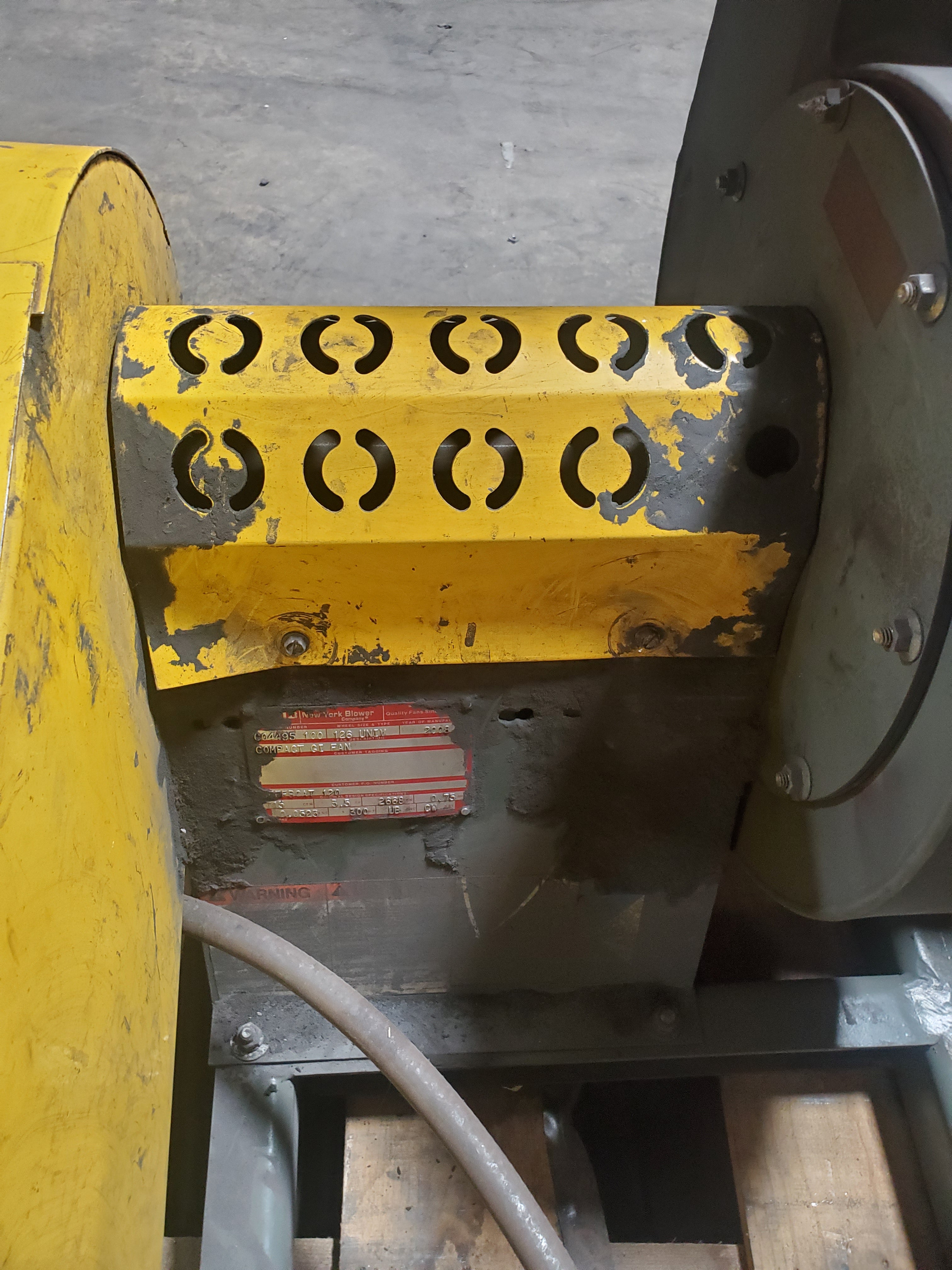 New York Blower Company C04495-100 Compact GI Fan With Baldor Motor C04495 100