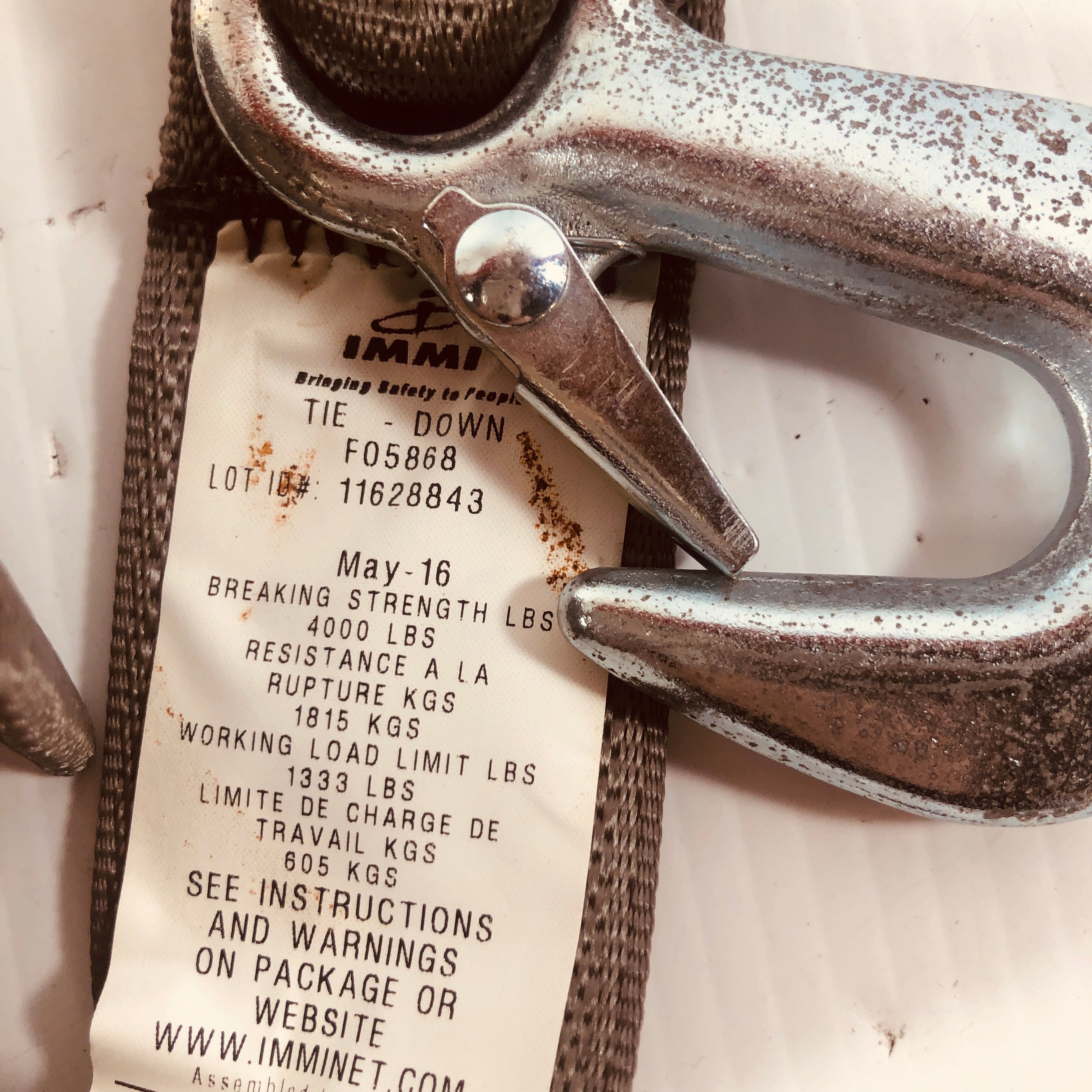 IMMI Boat and Trailer Strap 2" x 20' with Hook F05868