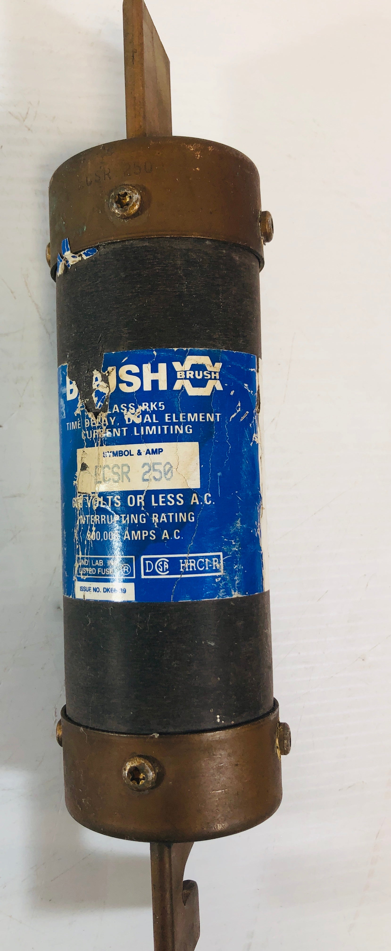 Brush Fuse ECSR 250 Time Delay Dual Element