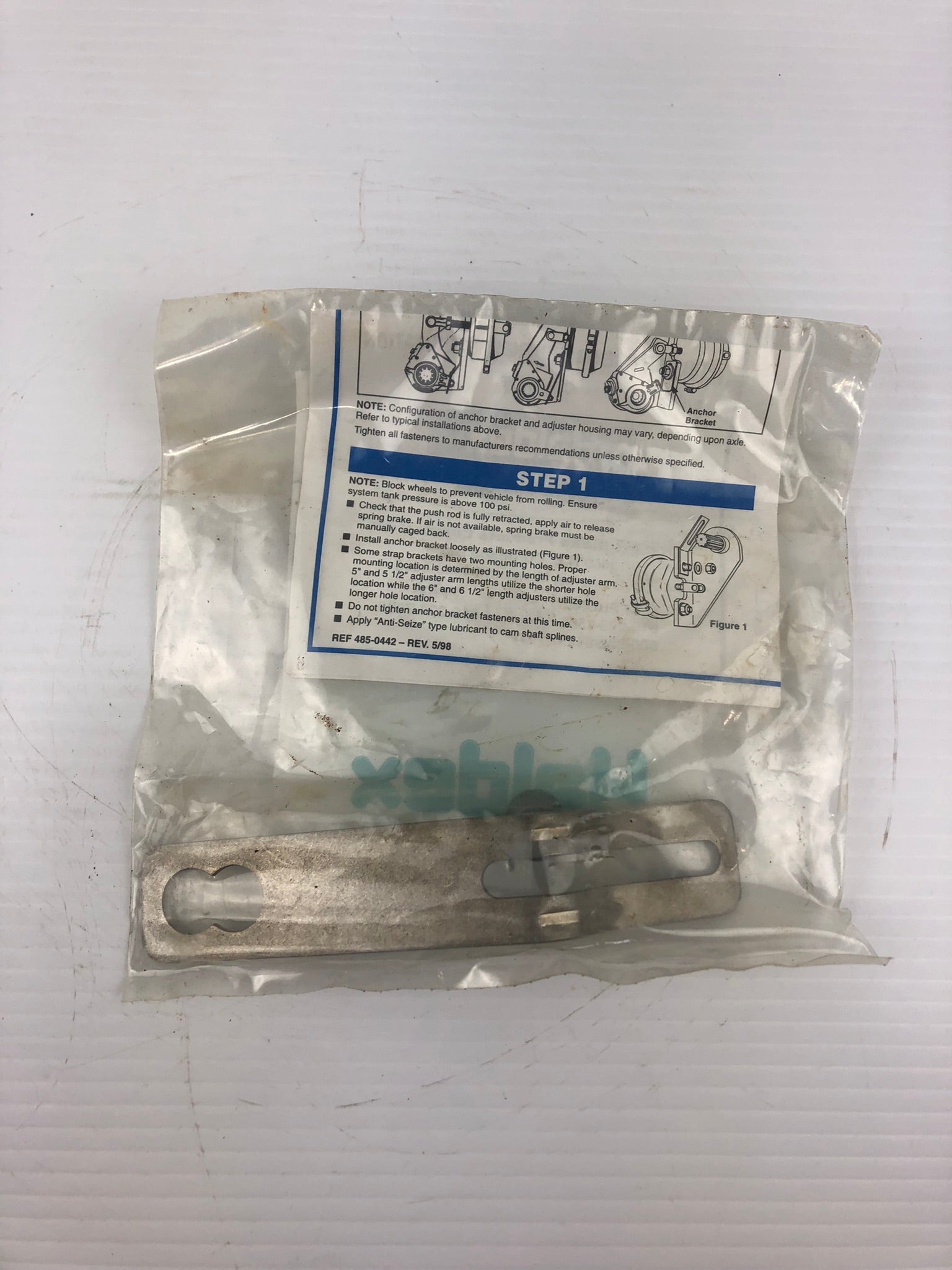 Haldex 42710553K Air Brake Adjuster ABA Bracket Strap Style Drive Steer