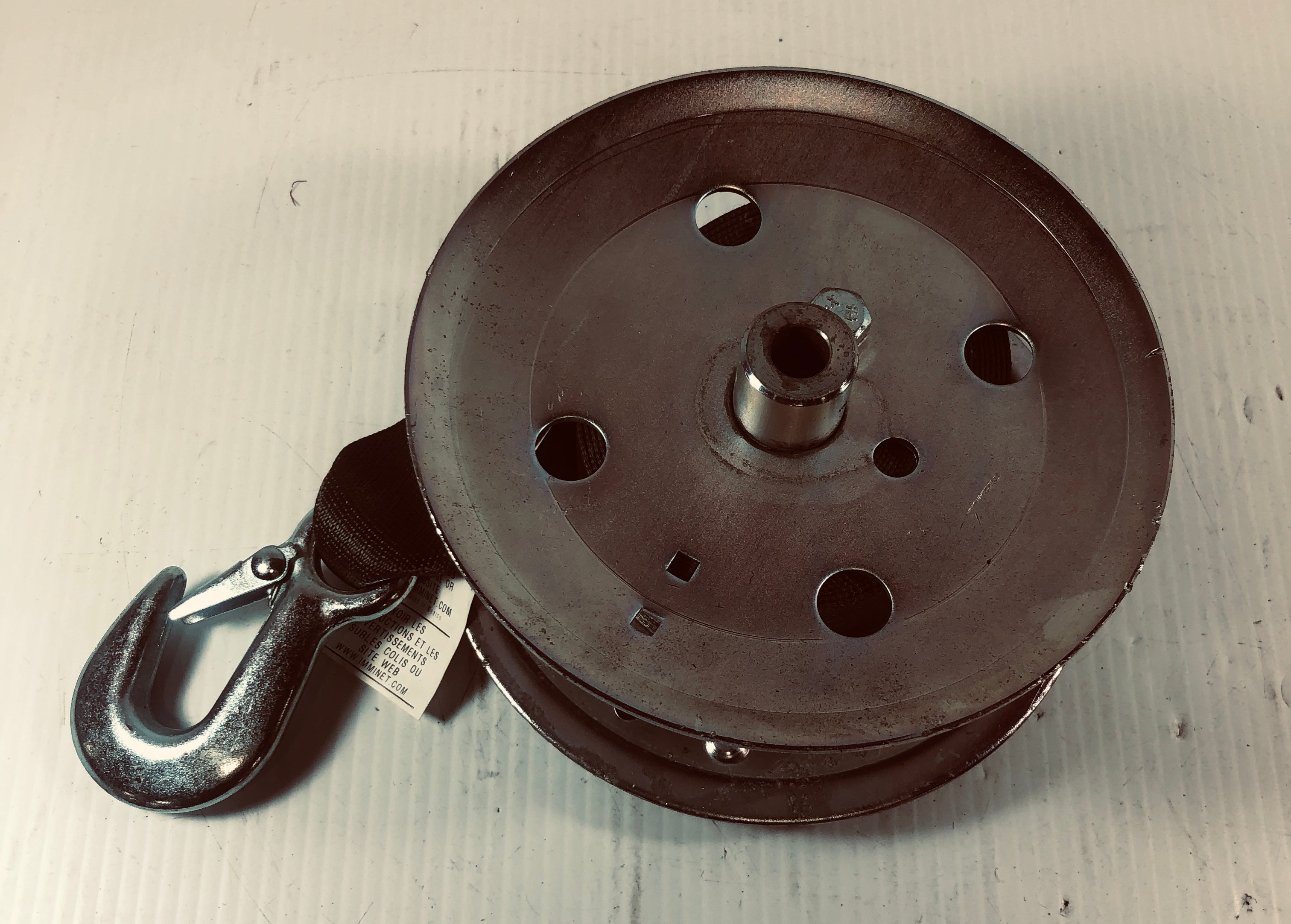 Trailer Boat Winch Assembly with IMMI F05868 Strap and 6.5" Gear