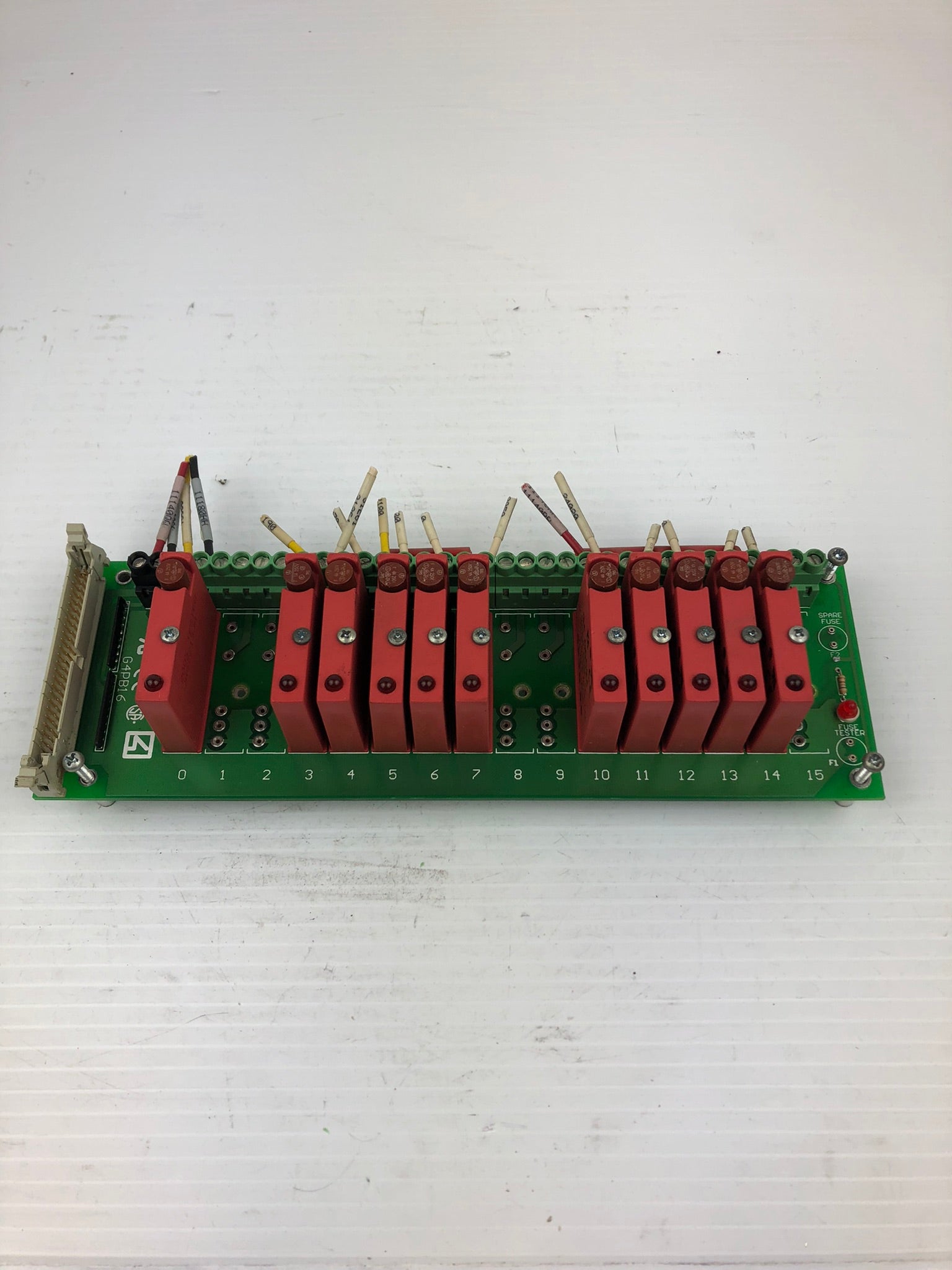OPTO 22 Channel I/O Mounting Rack Control Board with 11 G4 OPC24 Output Modules