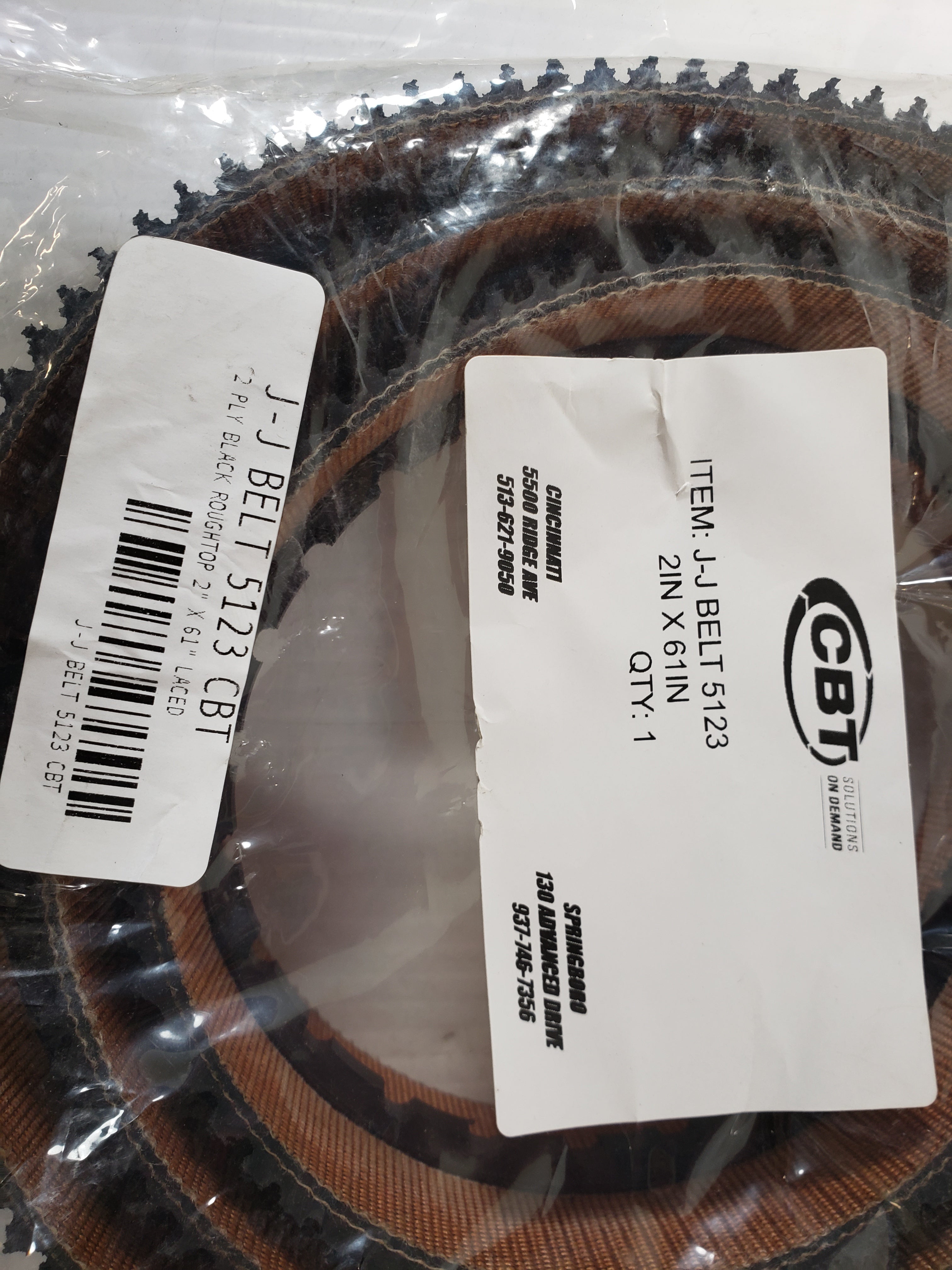 CBT Solutions On Demand J-J Belt 2"x61" 5123