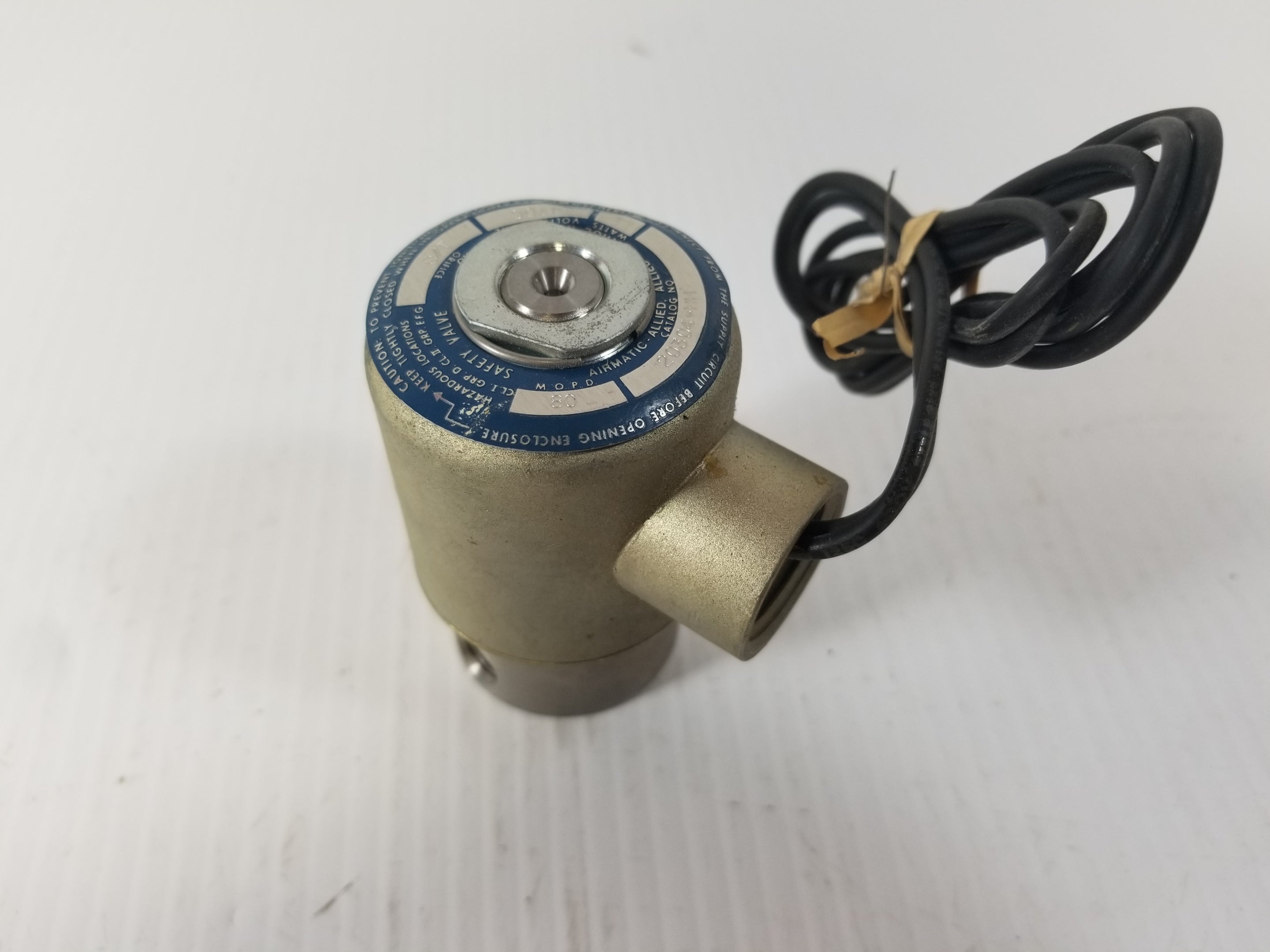 Airmatic Allied 20304-HH Solenoid Safety Valve 24VDC