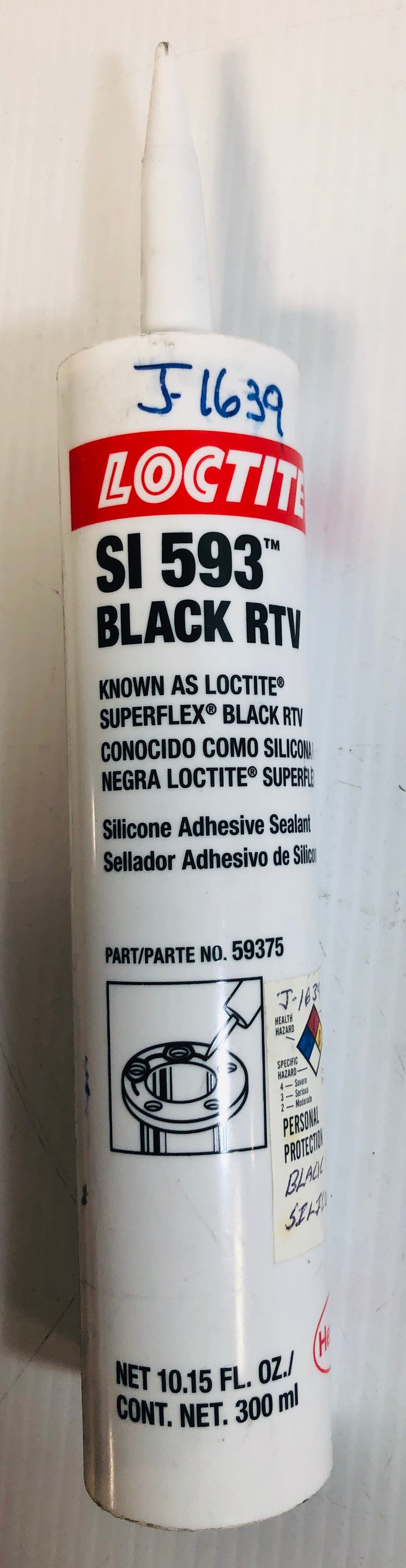 Loctite SI 593 Black RTV Superflex Silicone Adhesive Sealant 59375