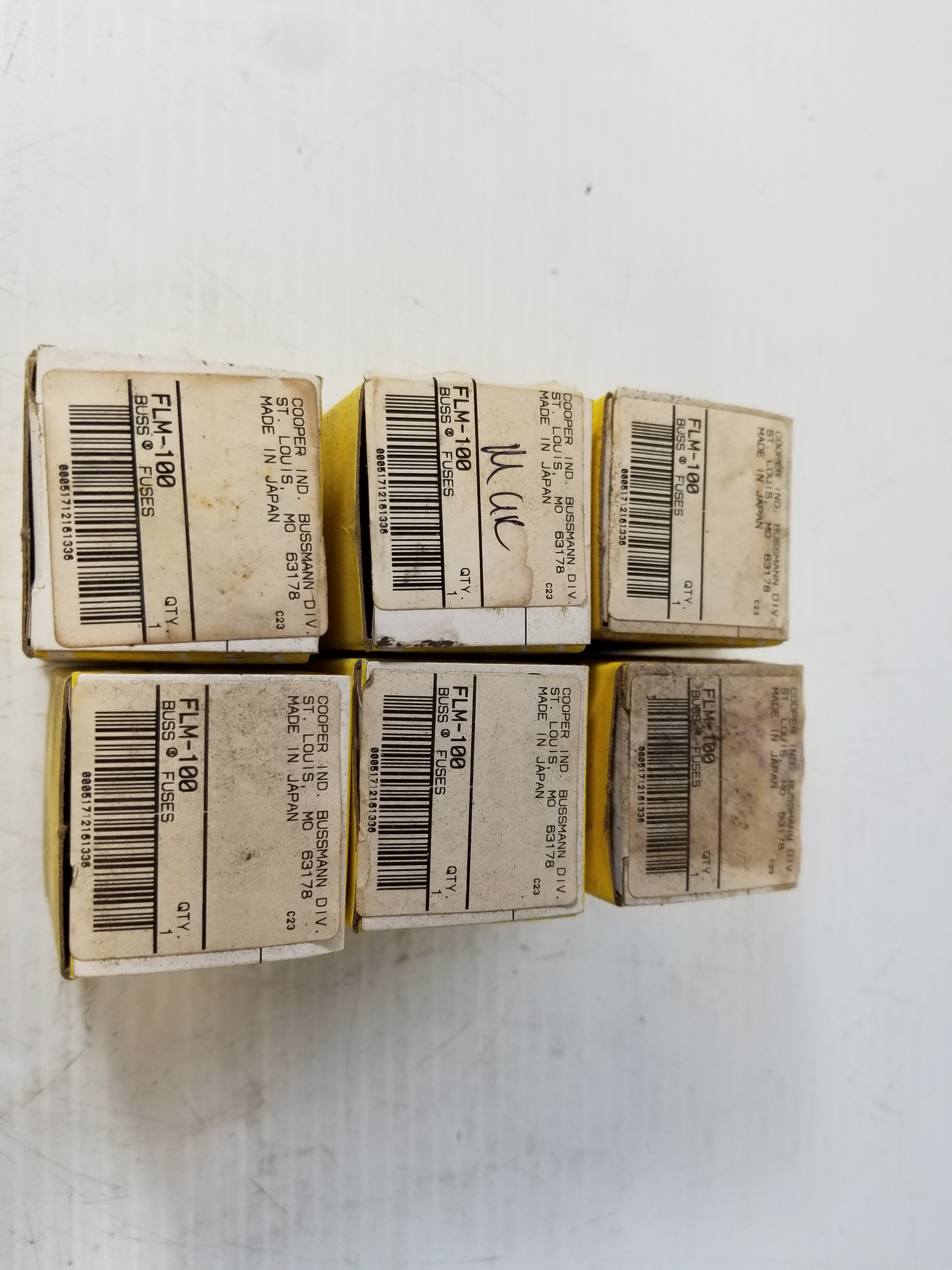 Cooper Bussmann FLM-100 Fusible Link 100A - Lot of 6