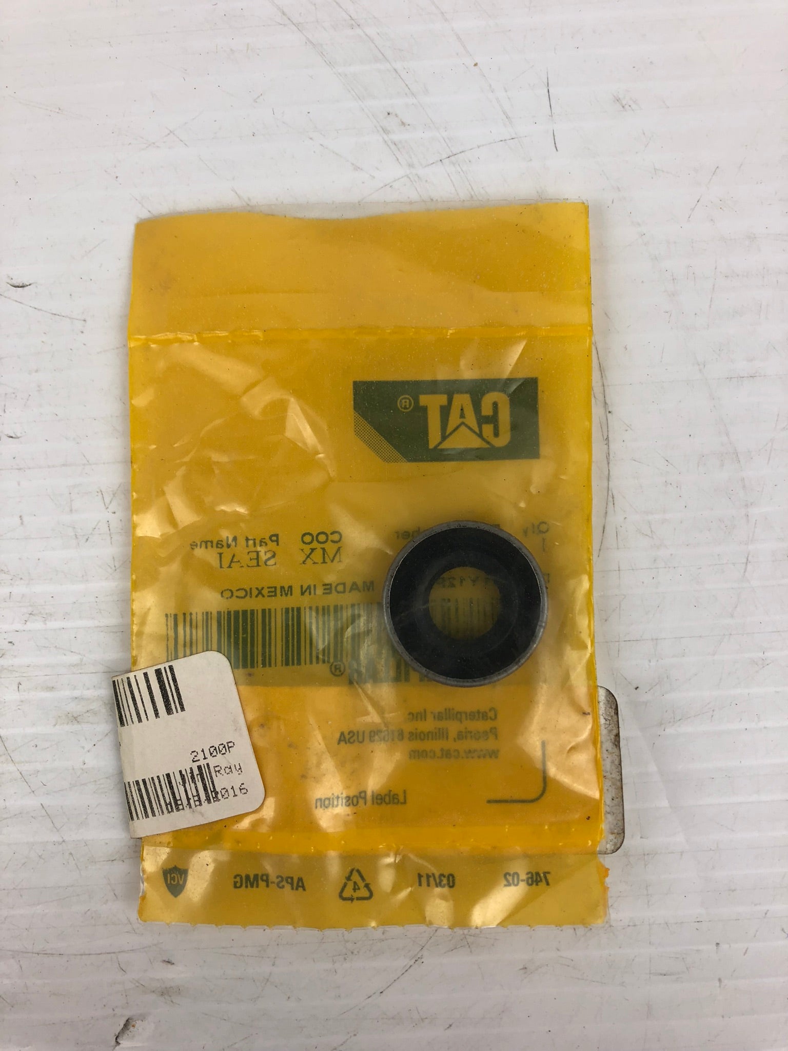 Caterpillar 4S-7756 Rubber Seal CAT 4S7756 25mm Bore 13mm Shaft