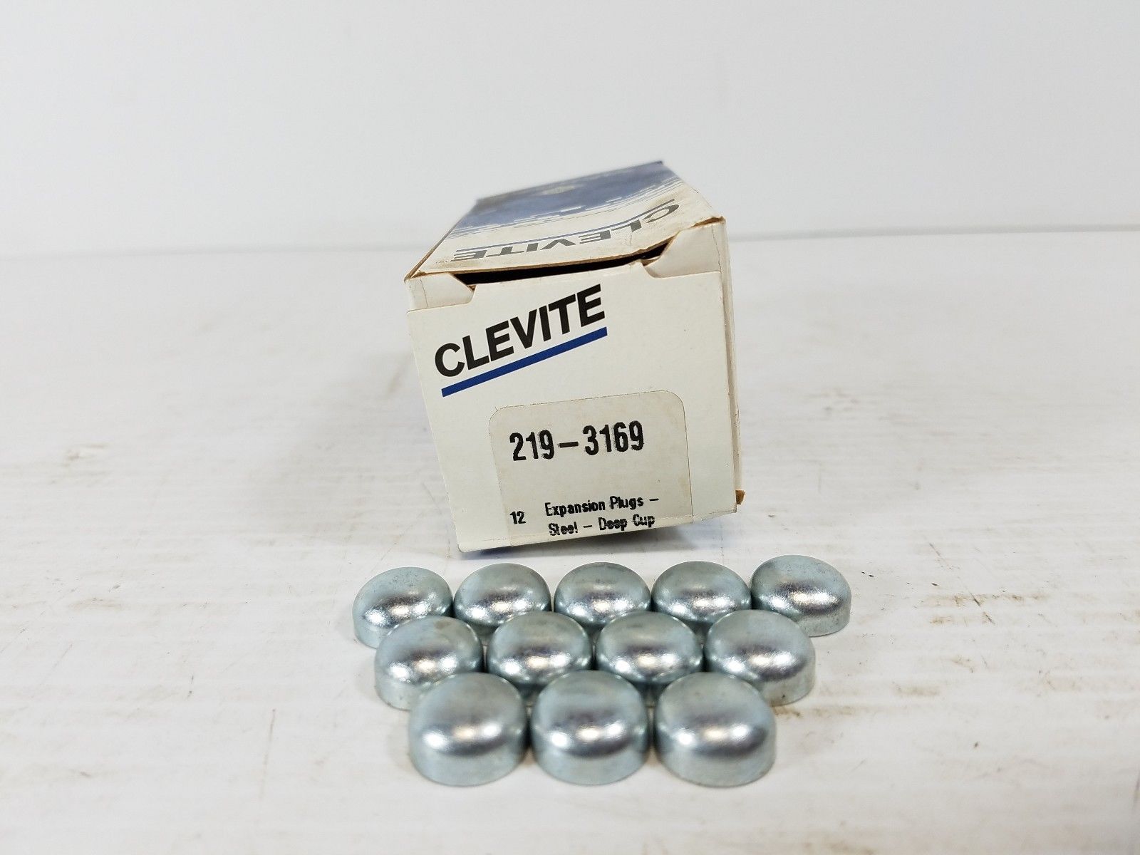 Clevite 2193169 Engine Steel Deep Cup Expansion Plug 219-3169 - Box of 12