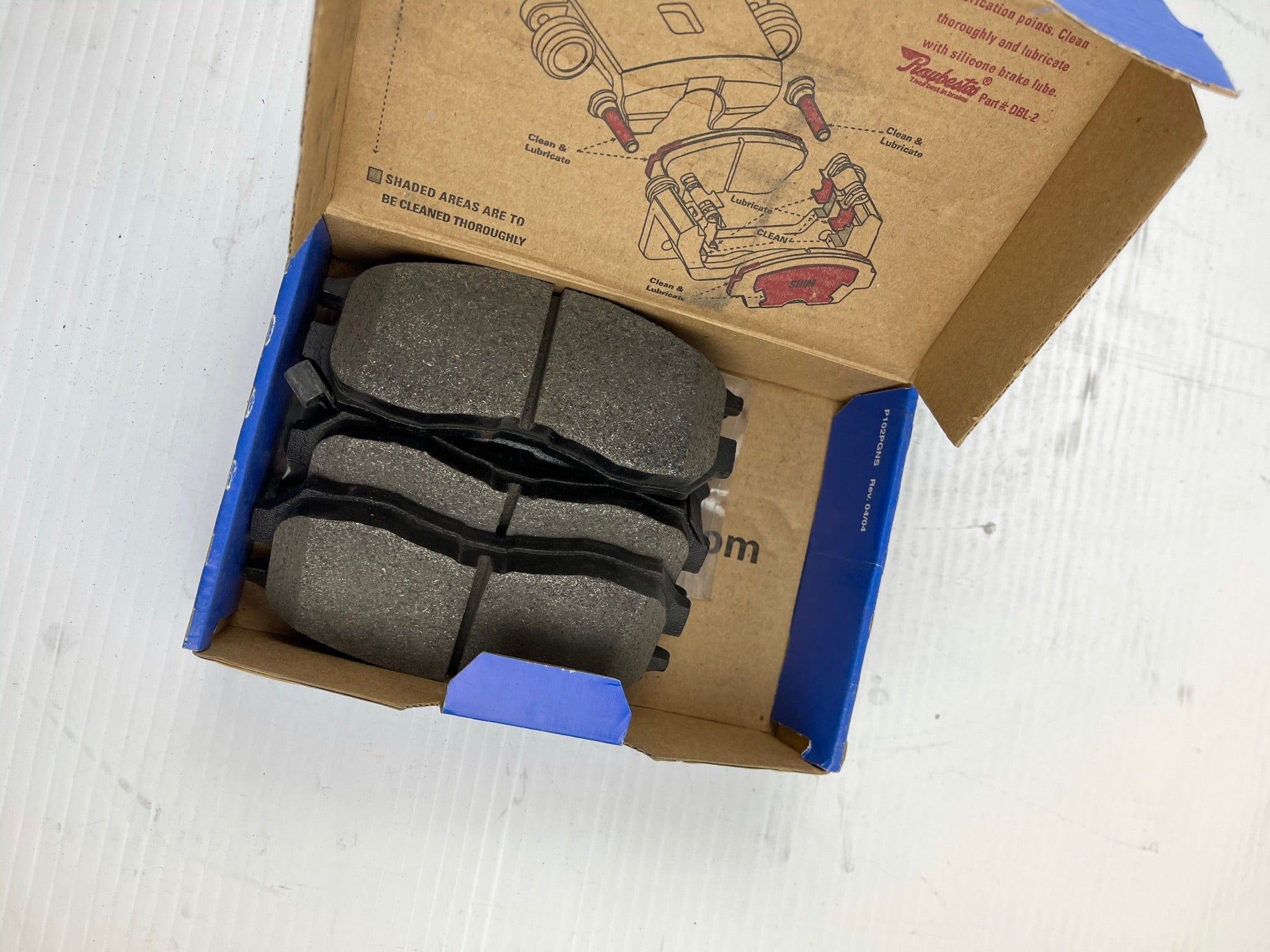 Raybestos Disc Brake Pads PG Plus PGD484M