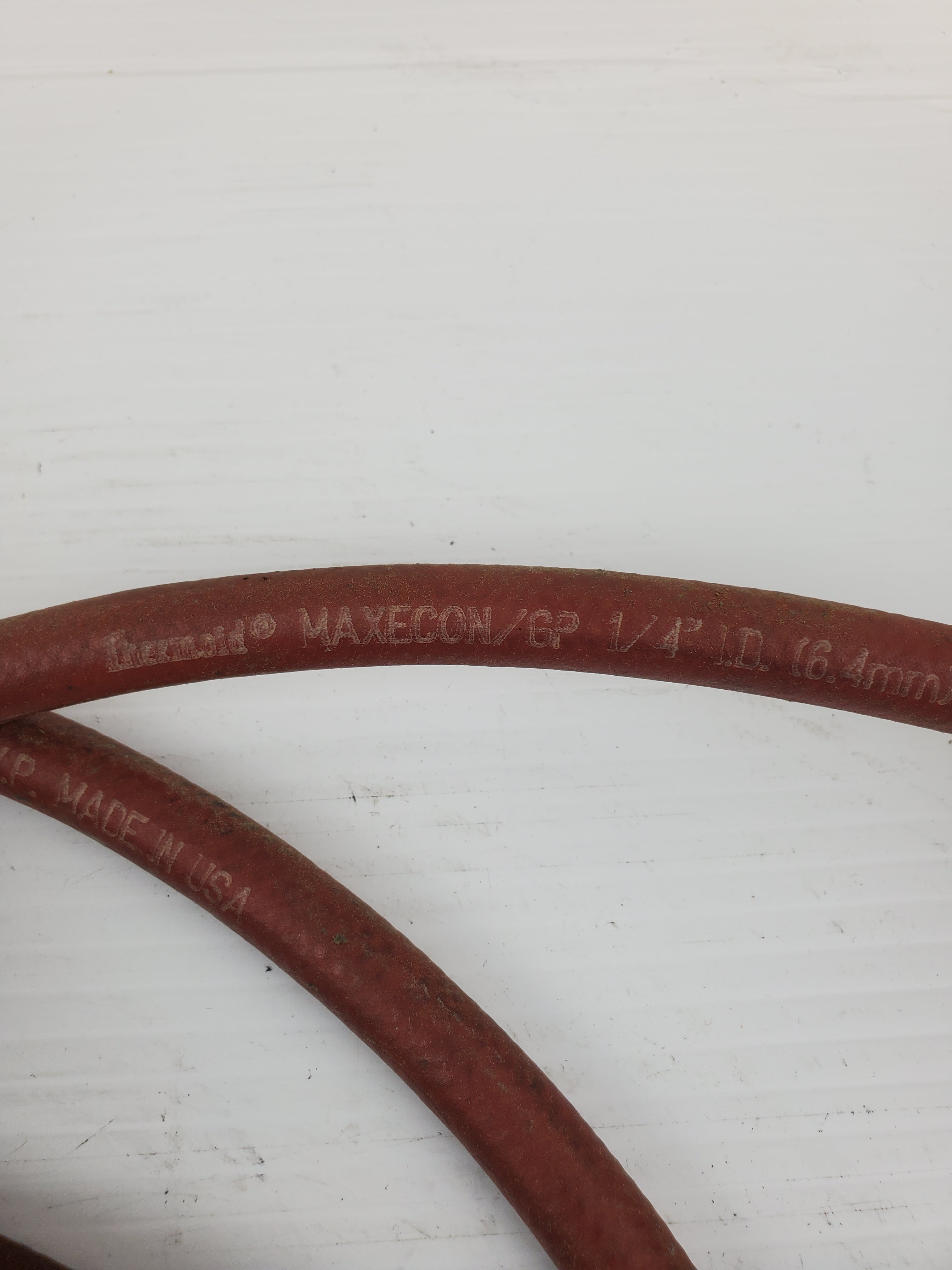 Thermoid Maxecon /GP 1/4" I.D. Hose (6.4mm) 250PSI W.P. Red Tubing